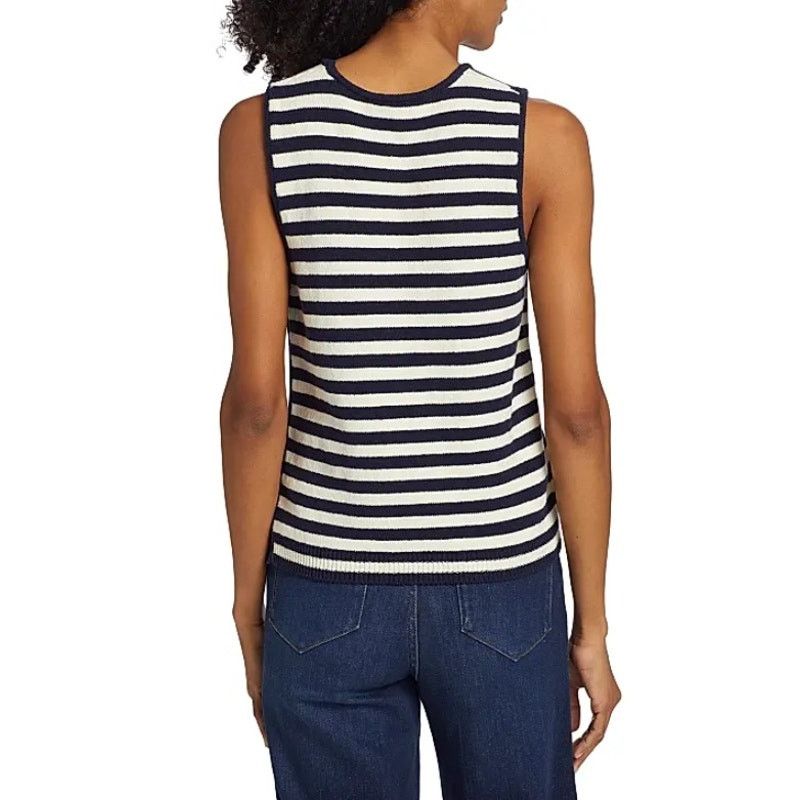 Frame Frame Women Navy Nautical Mariner Sweater Tank Top Size S Size S / US 4 / IT 40 - 4 Thumbnail
