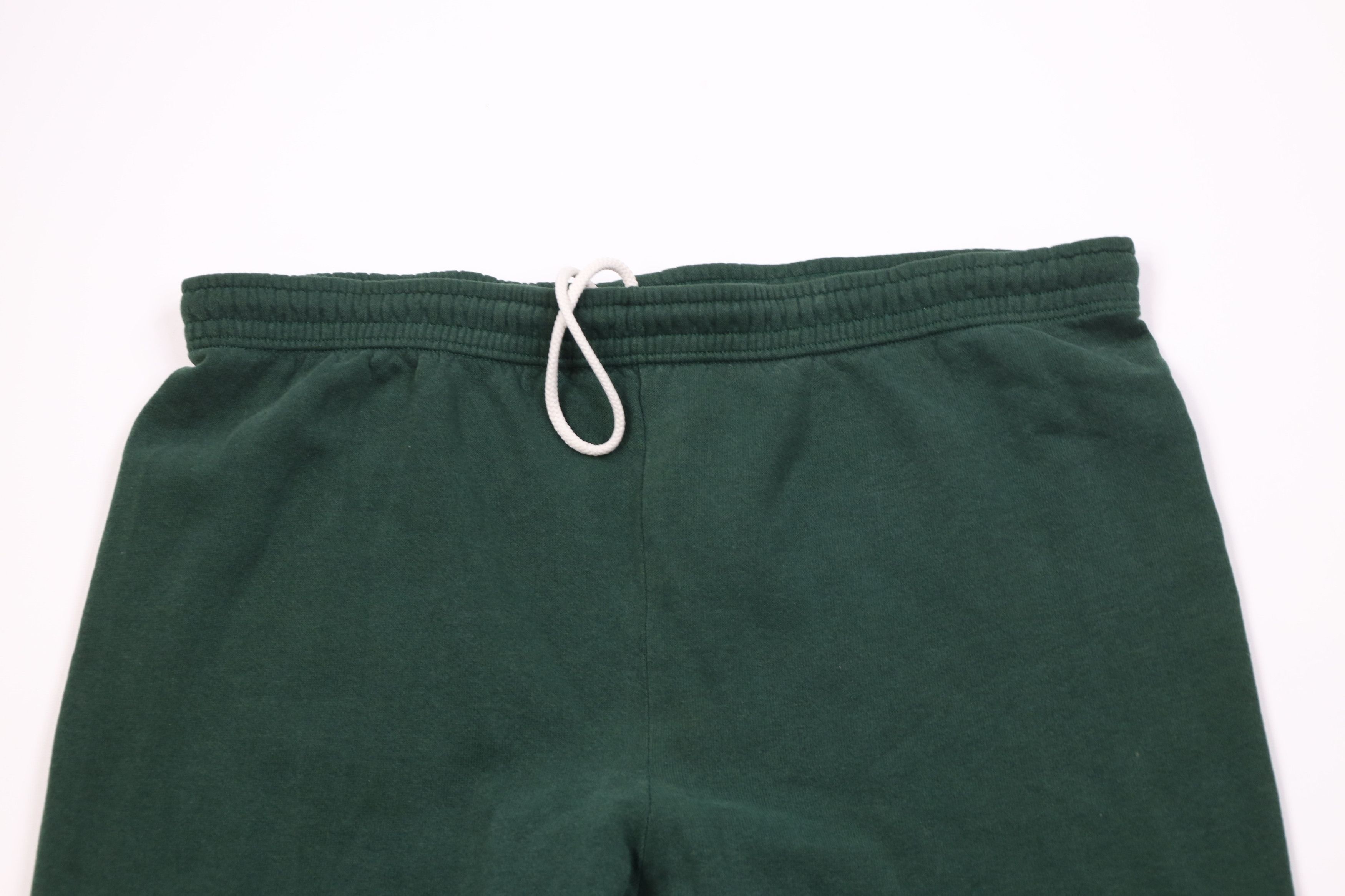Vintage Vintage 90s Streetwear Blank Sweatpants Joggers Dark Green Size US 36 / EU 52 - 2 Thumbnail