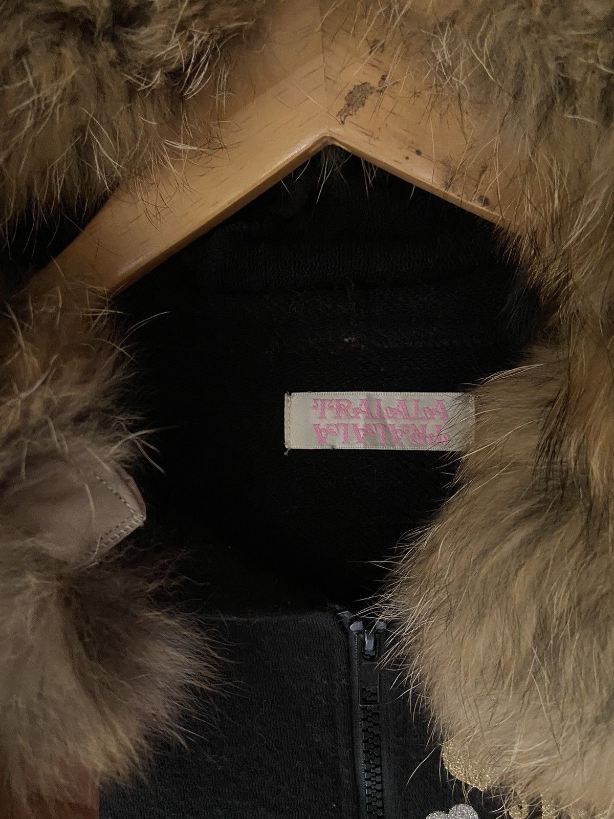 Hysteric Glamour × If Six Was Nine × Japanese Brand TRALALA GIRL LIKE OF STYLE FUR ZIP HOODIE Size US XS / EU 42 / 0 - 9 Thumbnail