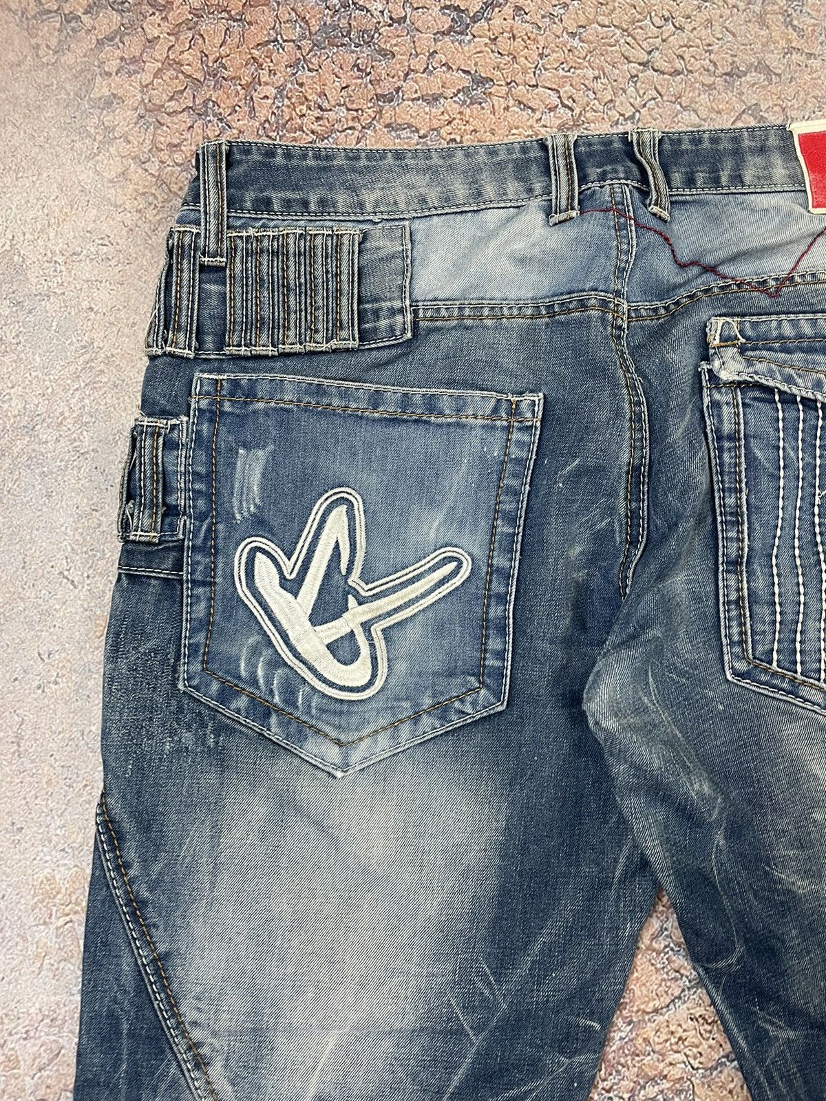Japanese Brand × Vintage Avant Garde Kosmo Lupo jeans Japanese Denim Size US 36 / EU 52 - 9 Thumbnail