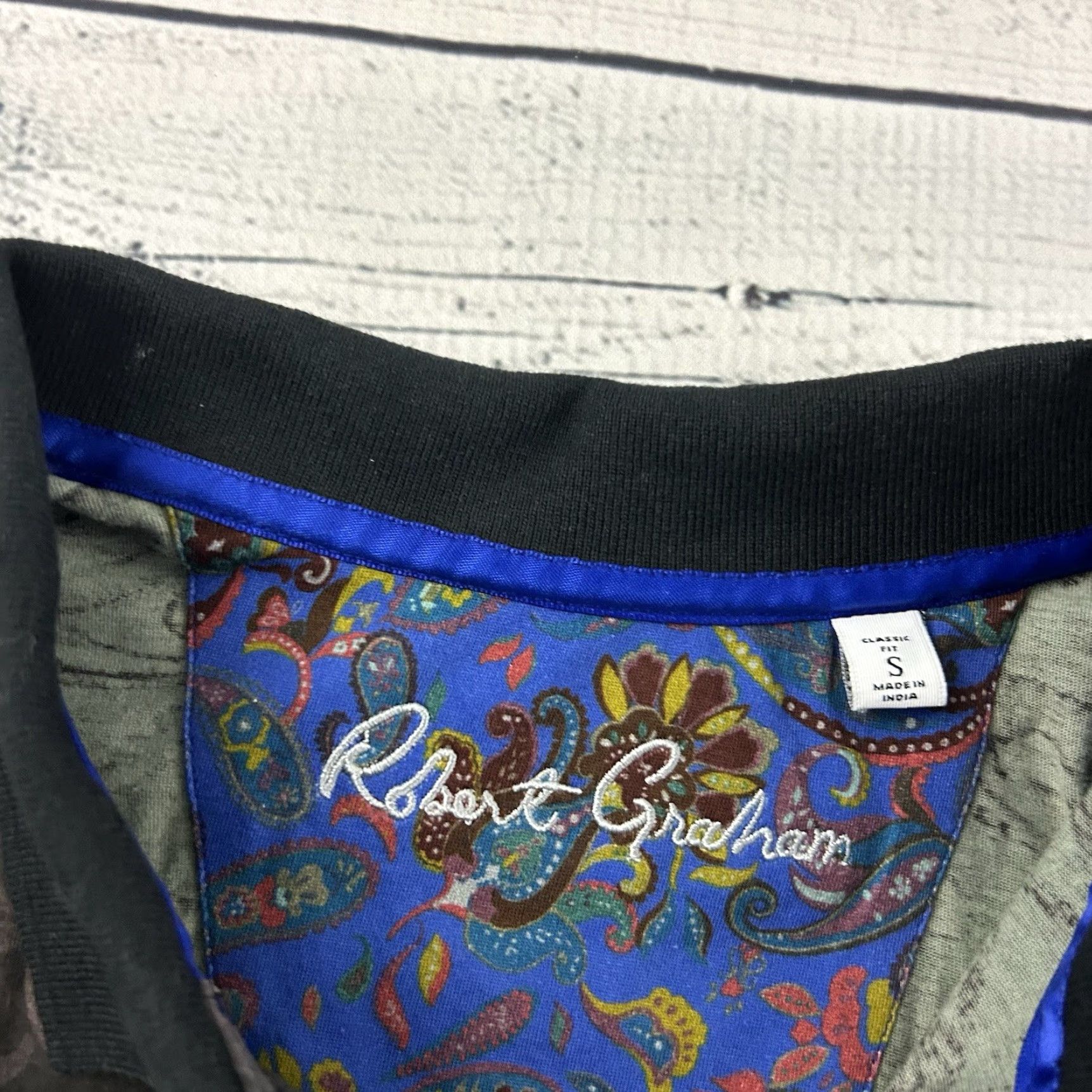 Robert Graham Robert Graham Classic Fit Short Sleeve Paisley Polo Shirt Men's Small Black Size US S / EU 44-46 / 1 - 2 Thumbnail