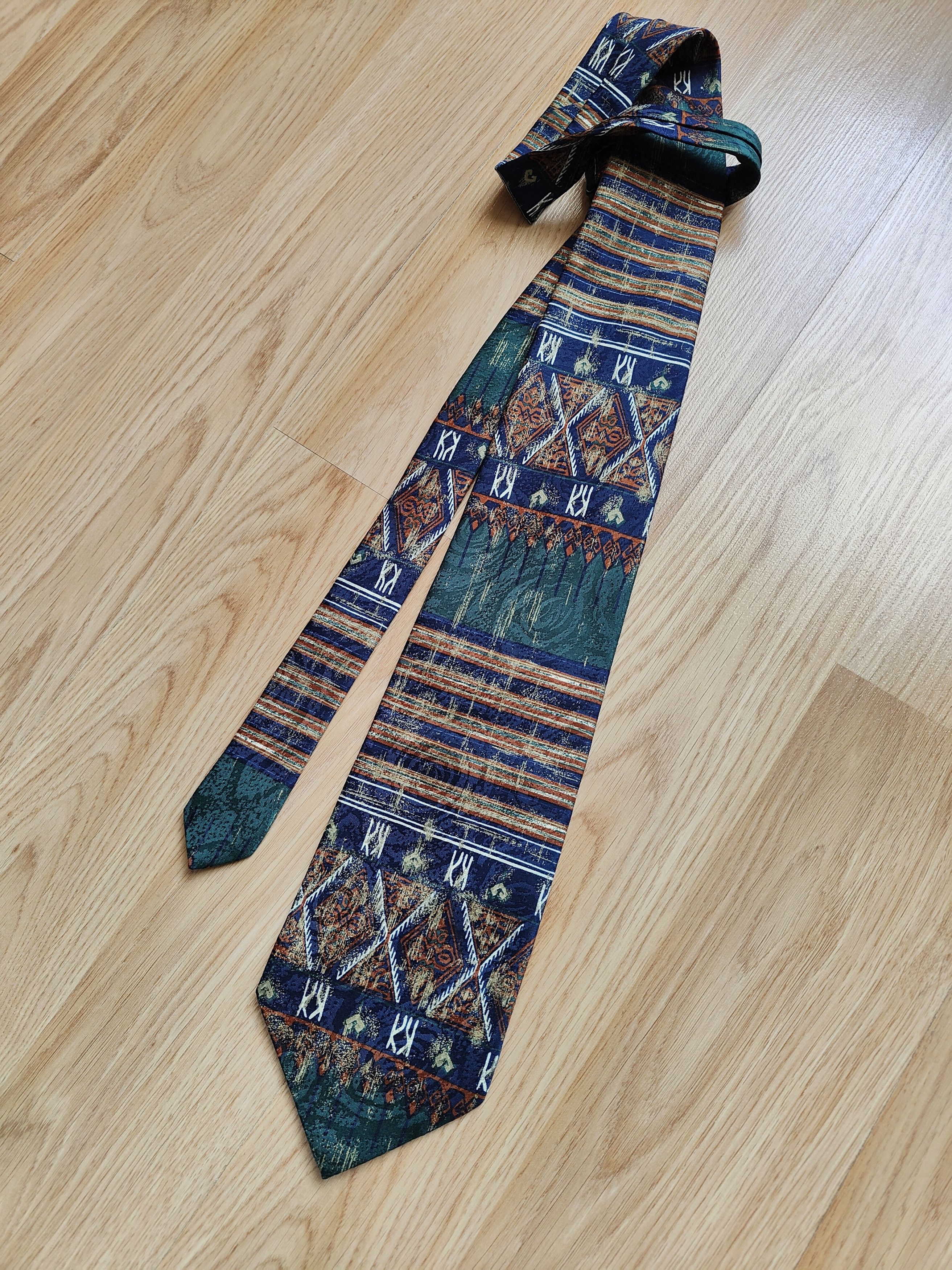 Hardy Amies Vintage Hardy Amies Tie Silk Italy Tie Hardy Amies Size ONE SIZE - 6 Thumbnail