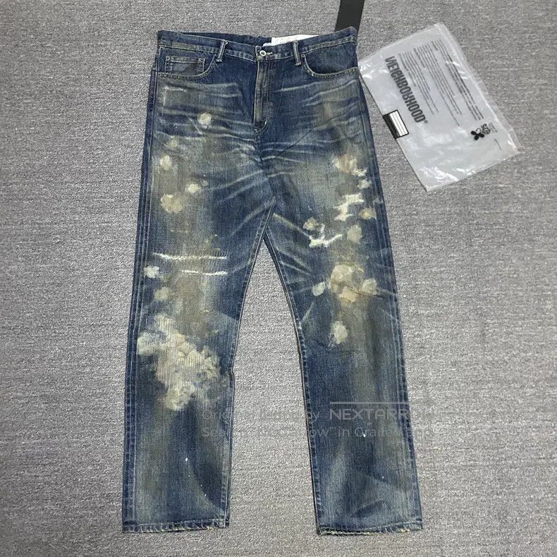 Neighborhood Neighborhood size XL Spring/Summer 24 Washed Destroyed Kin Size US 27 - 1 Thumbnail