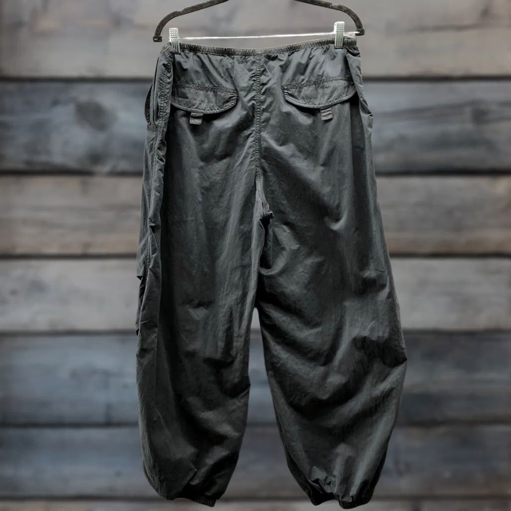 H&M H&M Divided Parachute Cargo Jogger Pants Mens L Black Pull On Nylon Blend Size US 33 - 1 Thumbnail