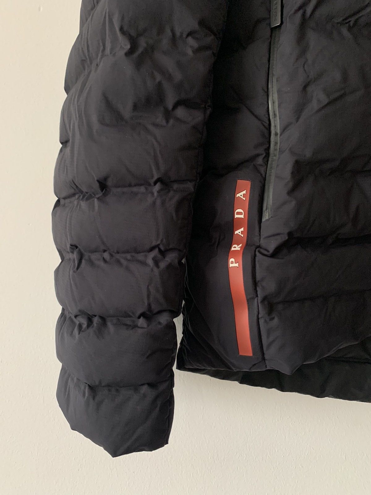 Prada 🔥🔥 3500$ Prada Linea Rossa Black Active Re-Nylon Jacket Size US M / EU 48-50 / 2 - 3 Thumbnail