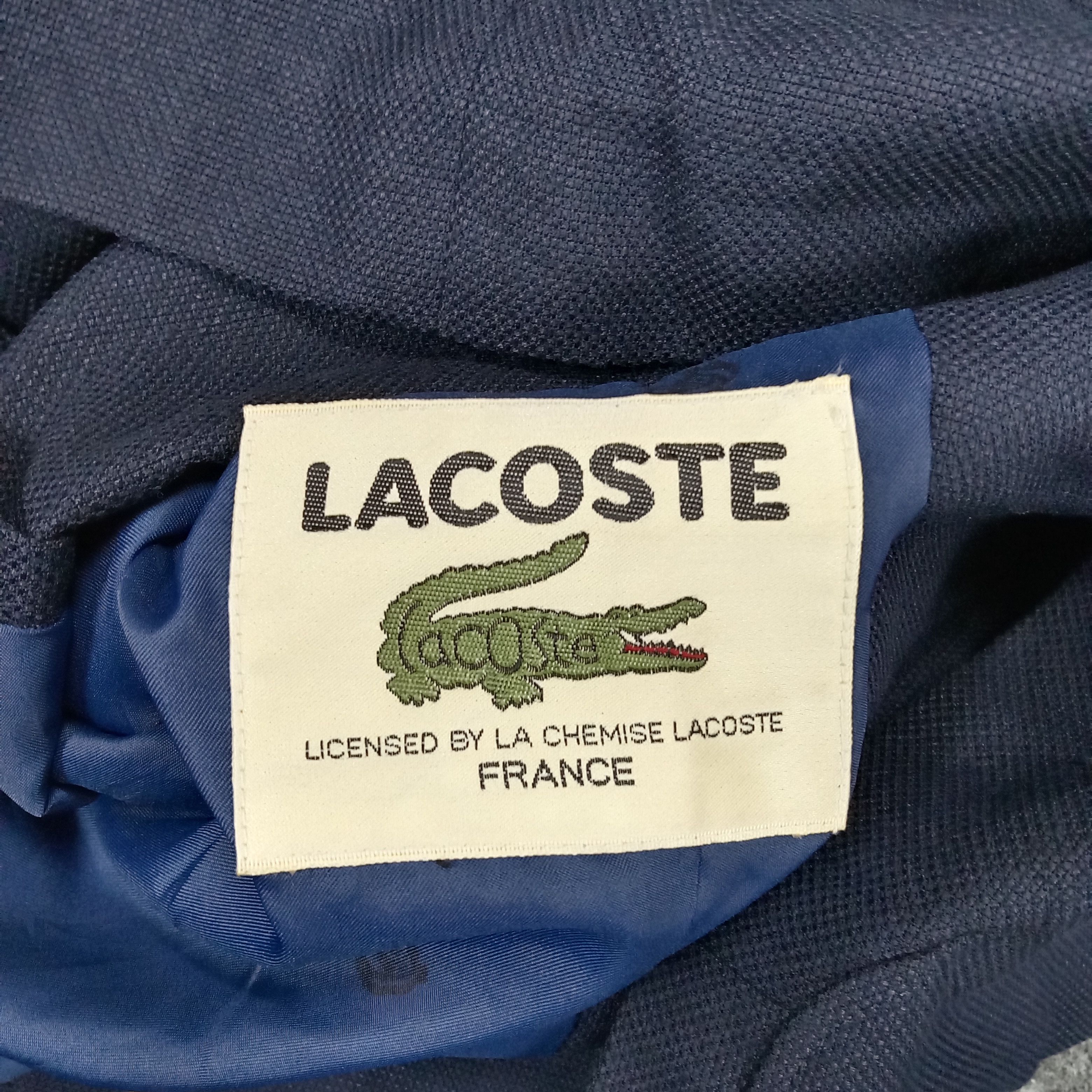 Lacoste × Vintage Lacoste Italian Brand Blazer Jacket Size S / US 4 / IT 40 - 7 Thumbnail