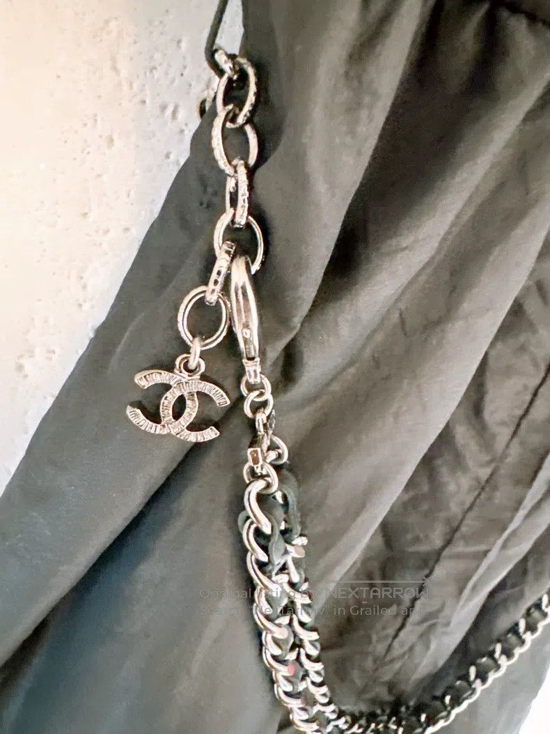 Chanel Chanel Leather-wearing chain stitching dress Size XS / US 0-2 / IT 36-38 - 5 Thumbnail