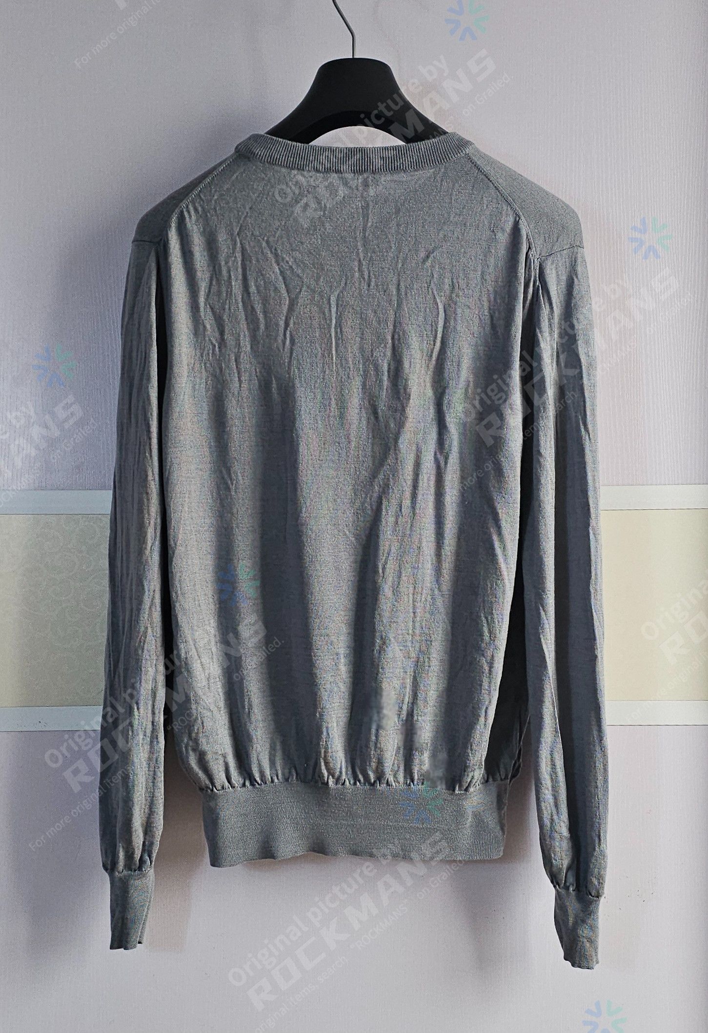 Dior Dior x Daniel Arsham Gray Wool Silk Sweater Jumper XL Size US XL / EU 56 / 4 - 3 Thumbnail