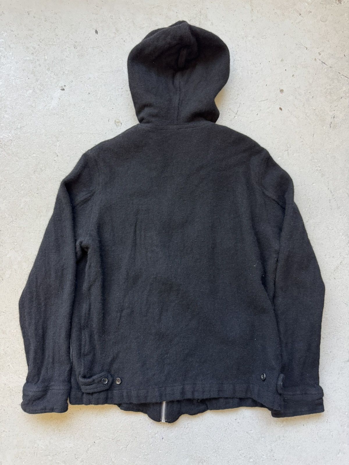 Comme des Garcons Black Comme Des Garcons Black Zip Up Hoodie Size US M / EU 48-50 / 2 - 3 Thumbnail