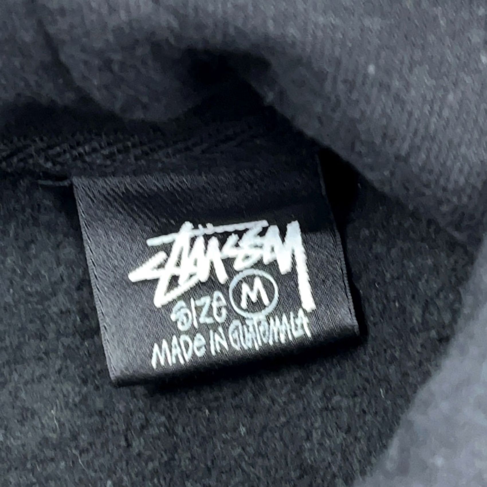 Bally Stussy Hoodie Mens M Black Faded 8 Ball Skate Sweatshirt Skateboard Adult Hooded Pockets Logo Crewneck Pullover Regular Sweatshirt Size US M / EU 48-50 / 2 - 5 Thumbnail