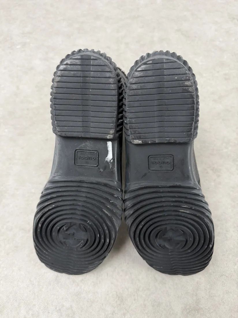 Gucci AW2007 Gucci Black Leather Fur-Lined Boots by Frida Giannini Size US 9.5 / EU 42-43 - 8 Thumbnail