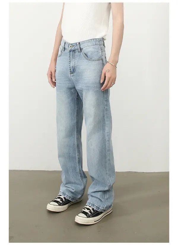 Japanese Brand VIBE Vintage-style contrast mud-dyed bootcut jeans Size US 33 - 5 Thumbnail