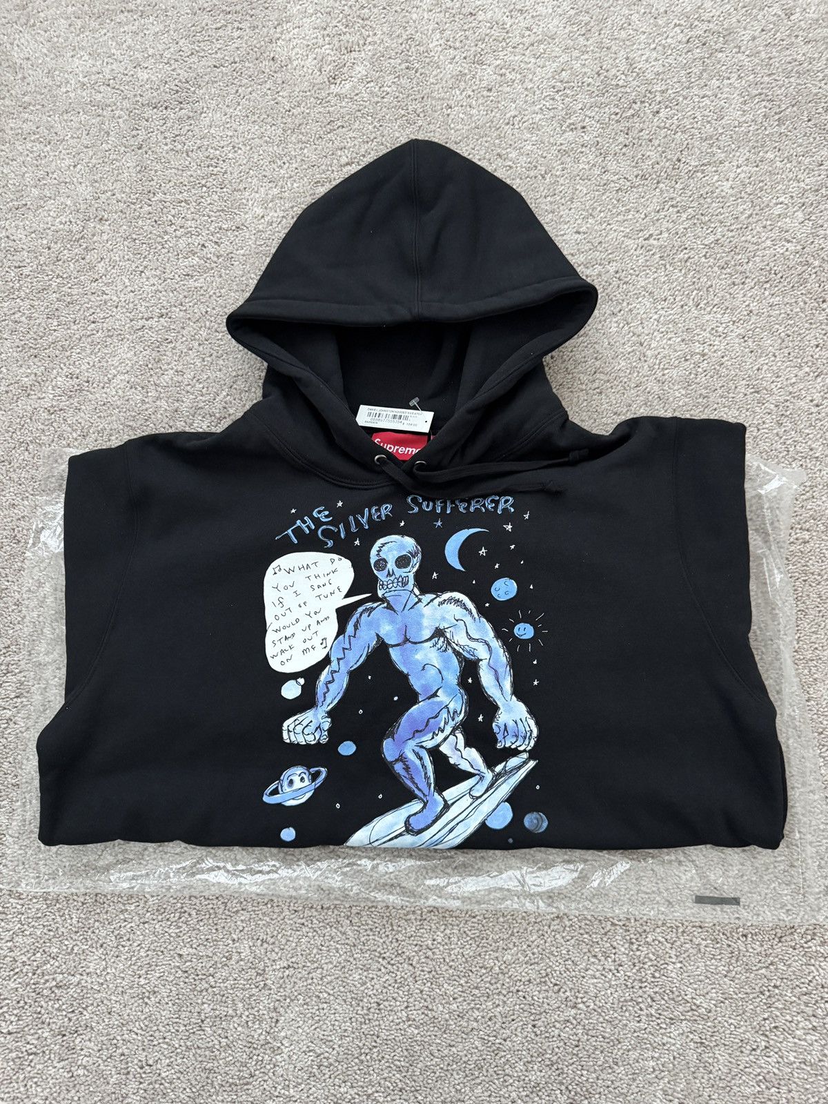 Supreme 2006 Phase 2 x Supreme All over Print hoodie - Sz L