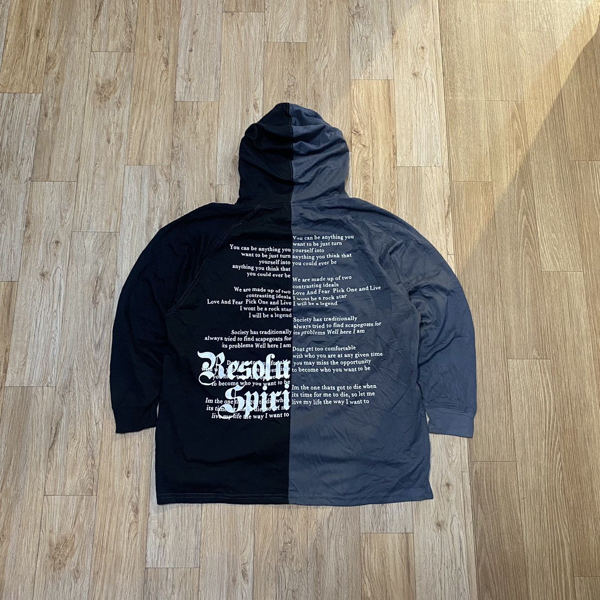 Beaumere 2000s Beaumere Punk Style Poem Hoodie Size US L / EU 52-54 / 3 - 1 Thumbnail