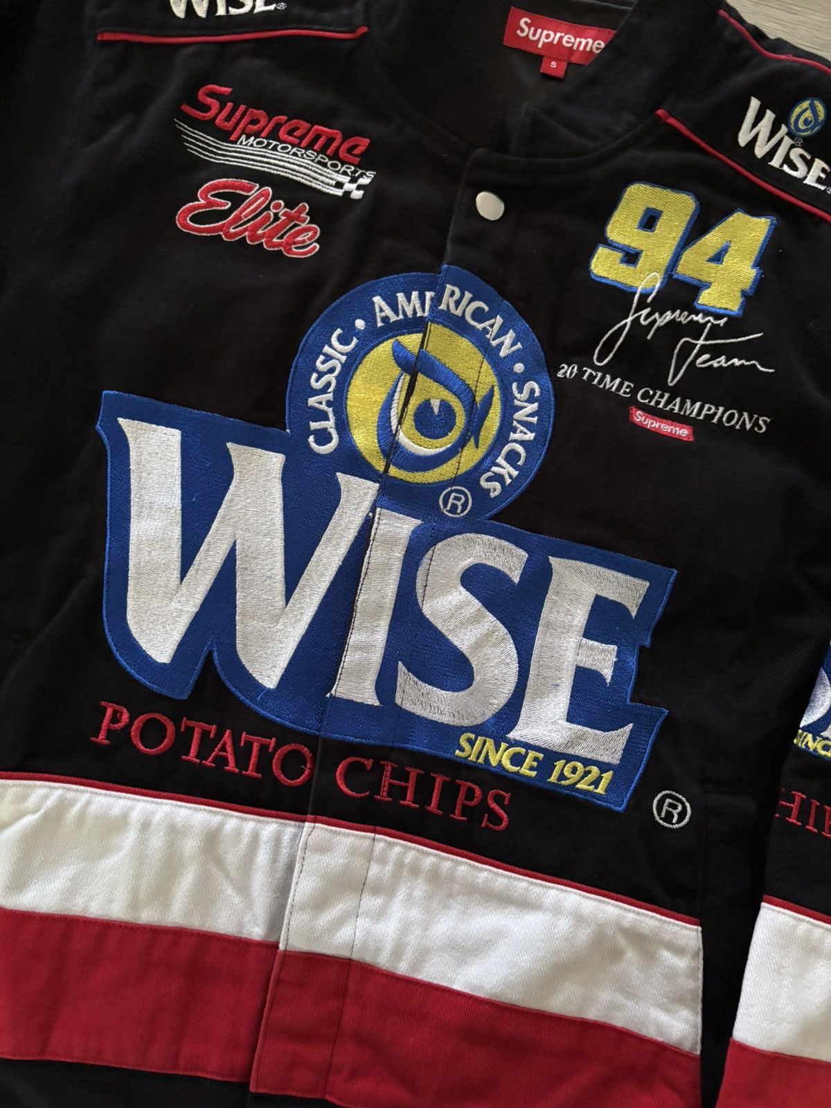 Supreme Supreme Wise Racing Jacket FW13 Black Small Size US S / EU 44-46 / 1 - 5 Thumbnail