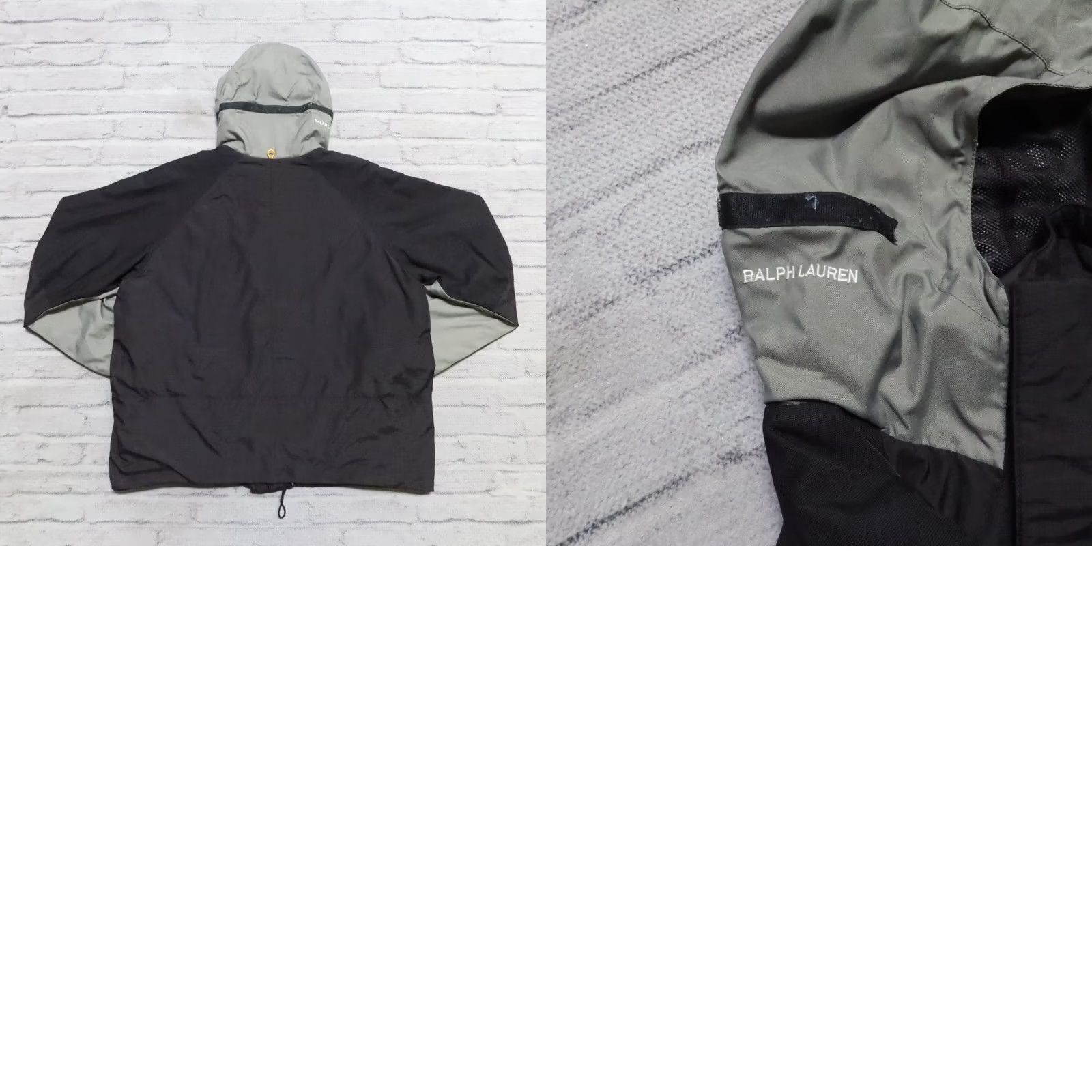 Vintage VINTAGE Polo Jeans Co Parka Jacket Mens L Black Nylon Jacket Parka Size US L / EU 52-54 / 3 - 10 Thumbnail