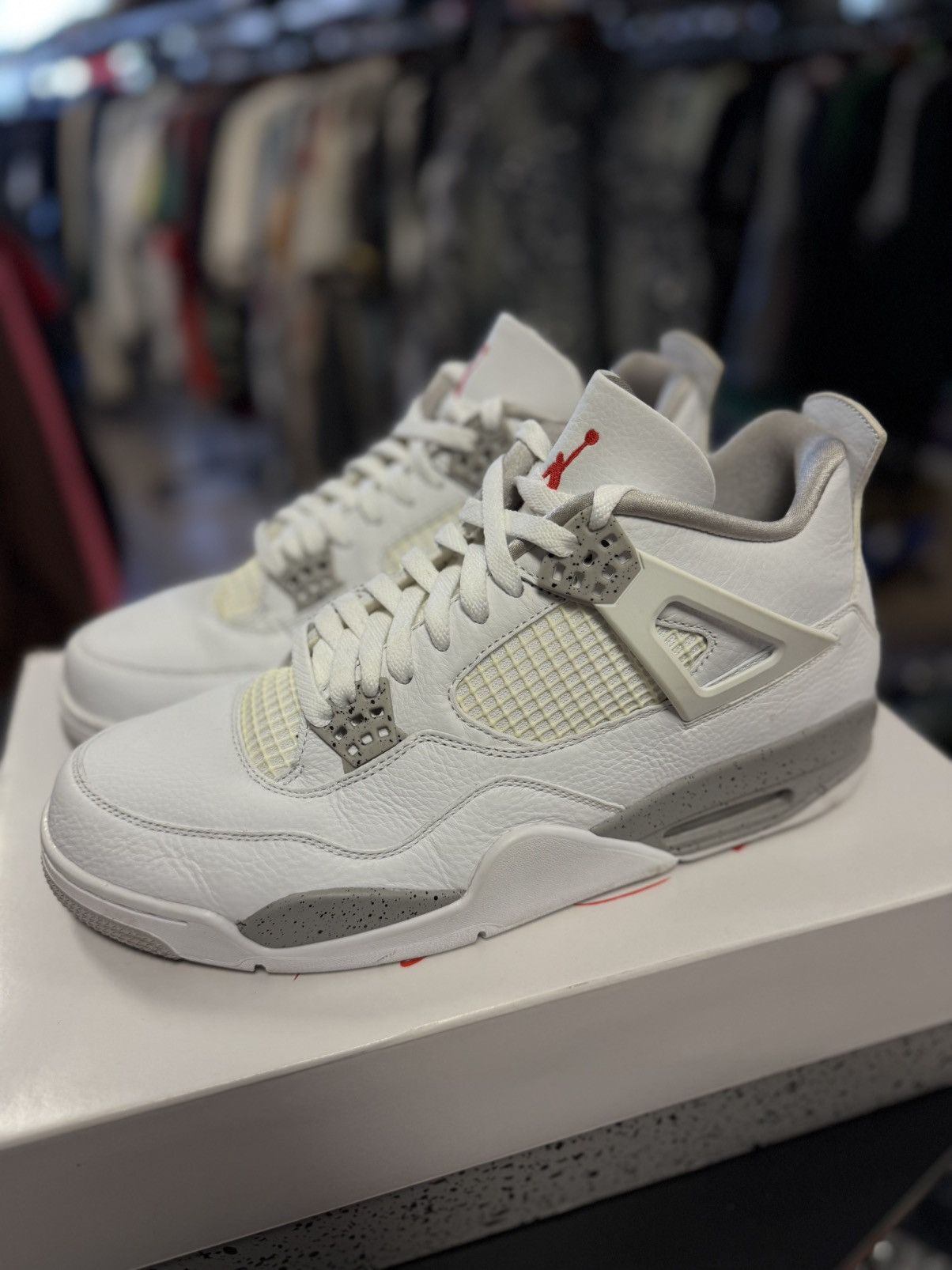 Jordan Brand × Nike Jordan 4 White Oreo 2021 (CT8527-100) Size 12 W Box Size US 12 / EU 45 - 5 Thumbnail