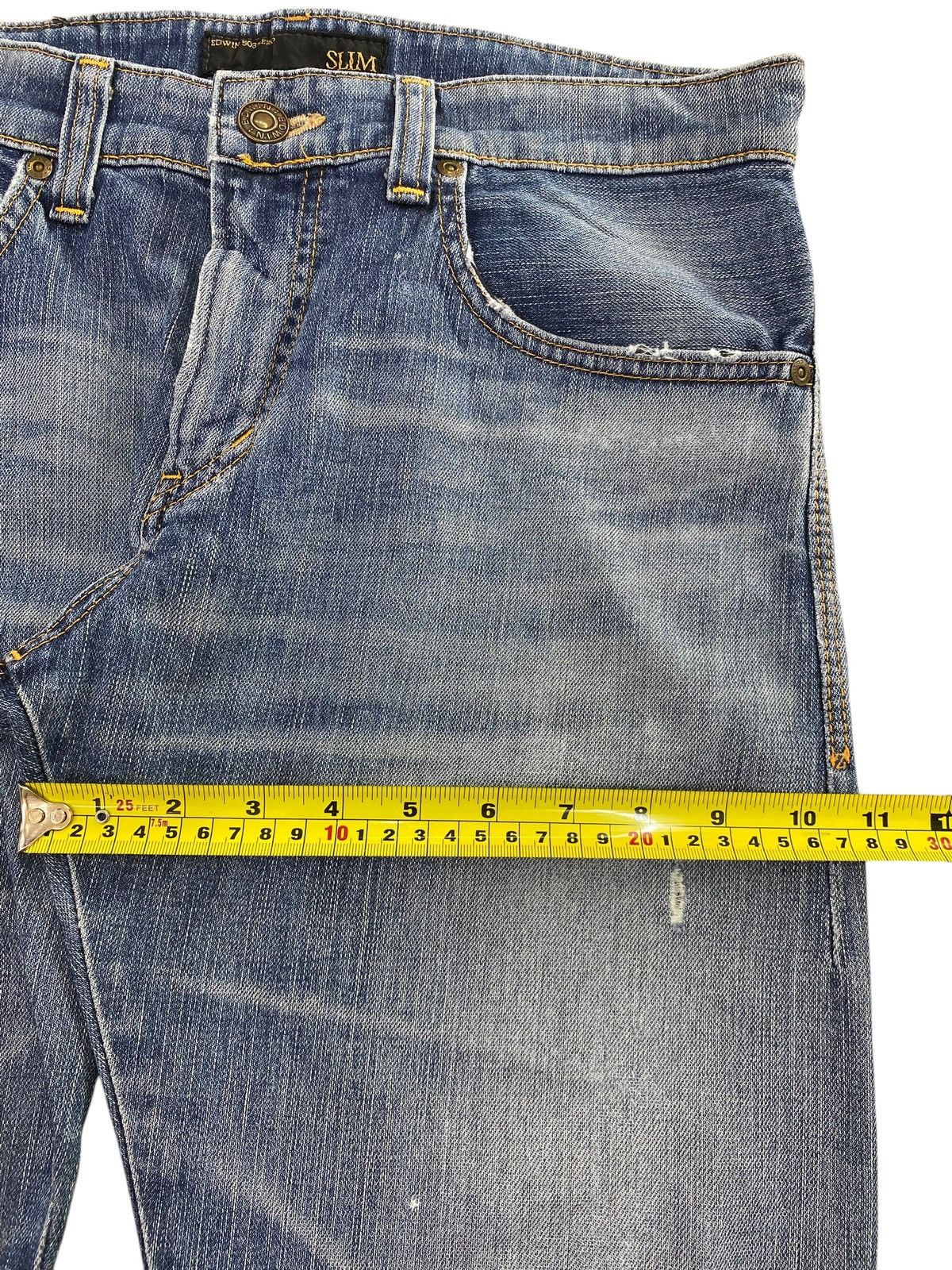 Edwin Edwin 503 Ripped Style Slim Fit Jeans Size US 31 - 8 Thumbnail