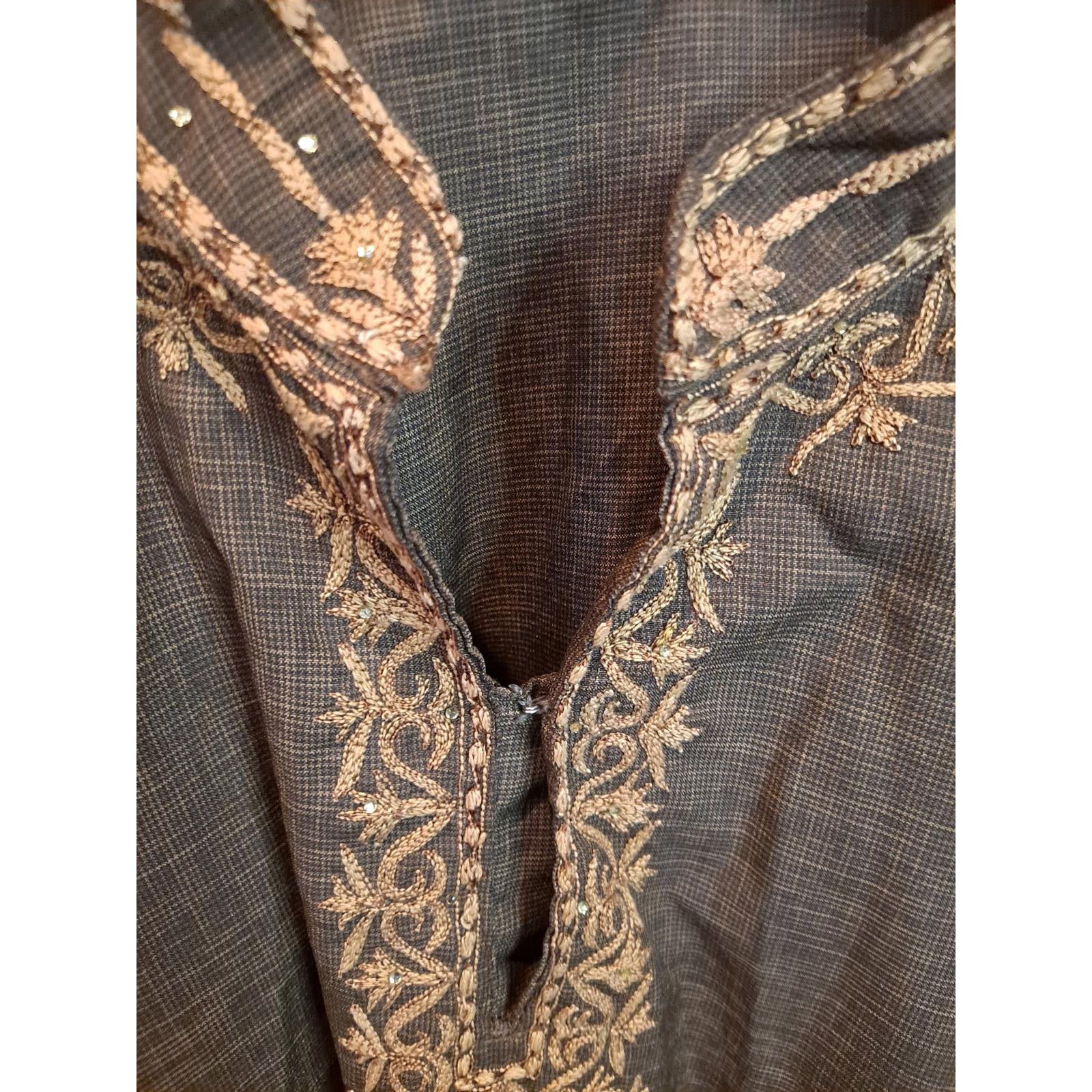 Other Tan and Gold Made in India Shirt Size ONE SIZE - 2 Thumbnail