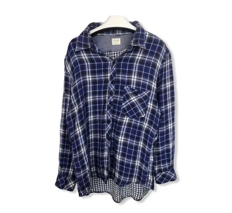 Japanese Brand Japanese Brand Back Number Plaid Tartan Button Down Shirt Size US S / EU 44-46 / 1 - 1 Thumbnail
