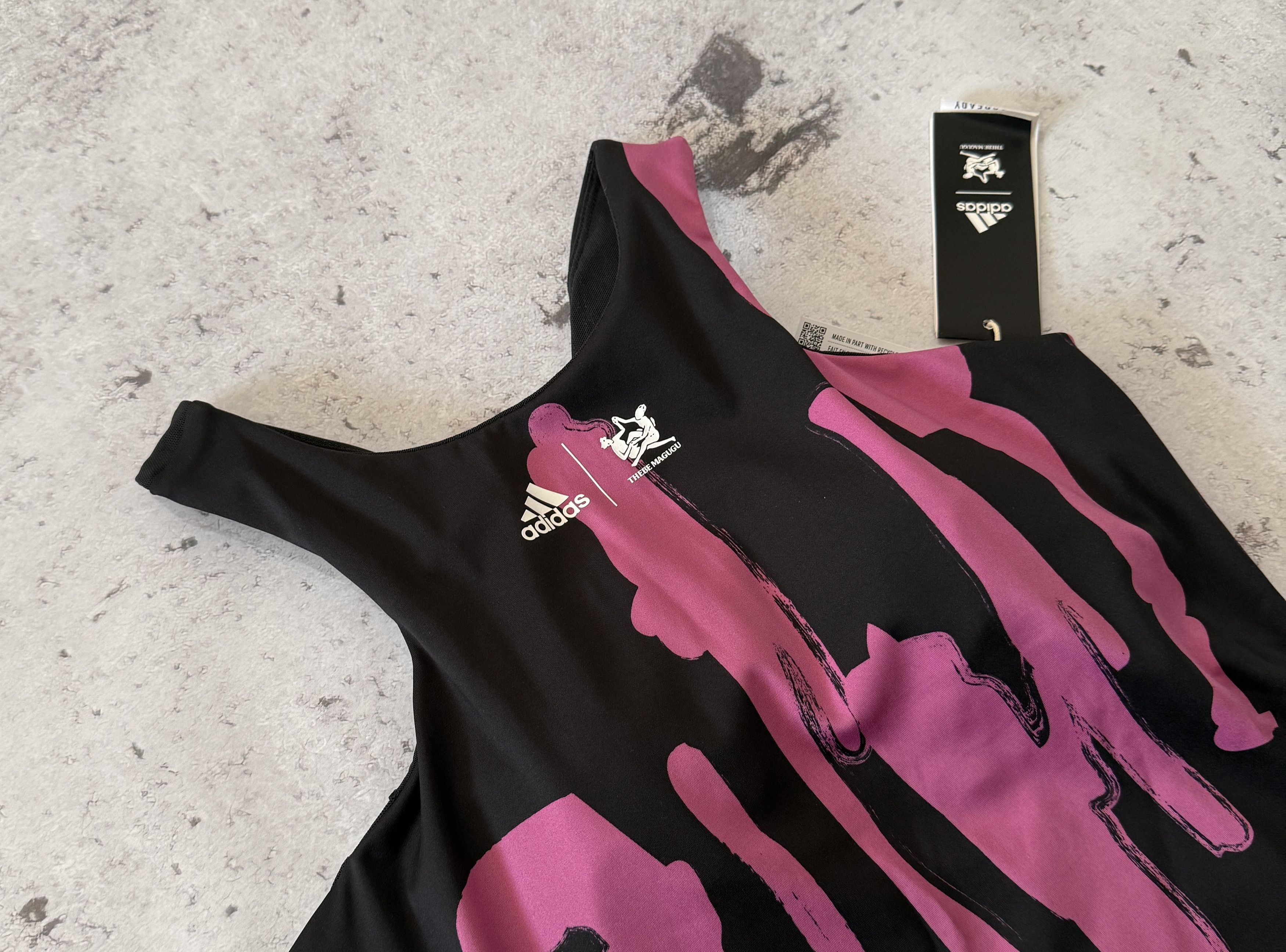 Adidas ADIDAS X THEBE MAGUGU TENNIS NEW YORK TANK TOP S HT4234 Size S / US 4 / IT 40 - 6 Thumbnail