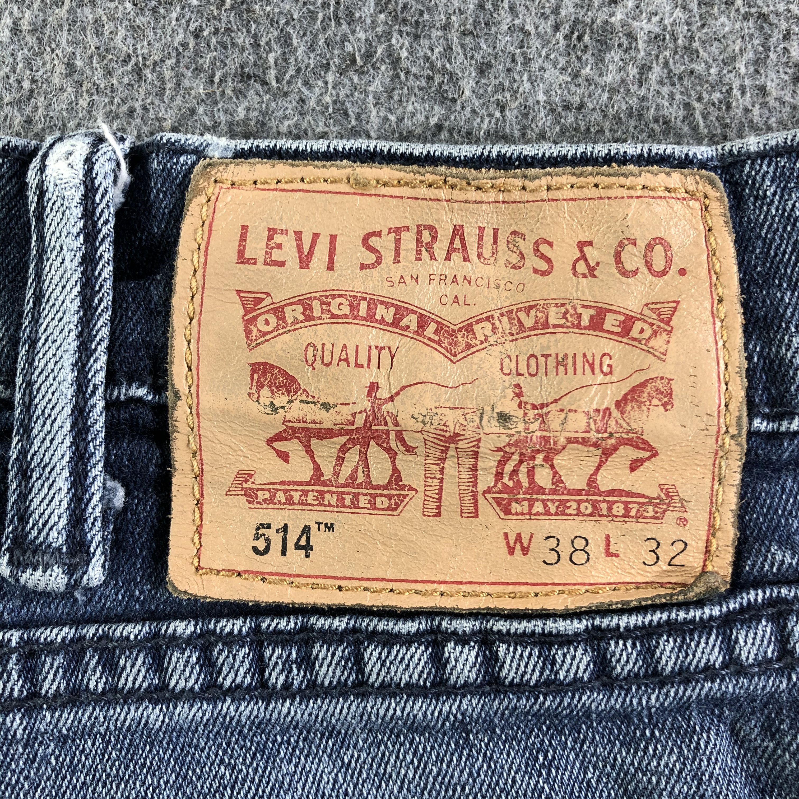 Levi's Vintage Blue Wash Levis 514 Jeans-J4364 Size US 37 - 5 Thumbnail