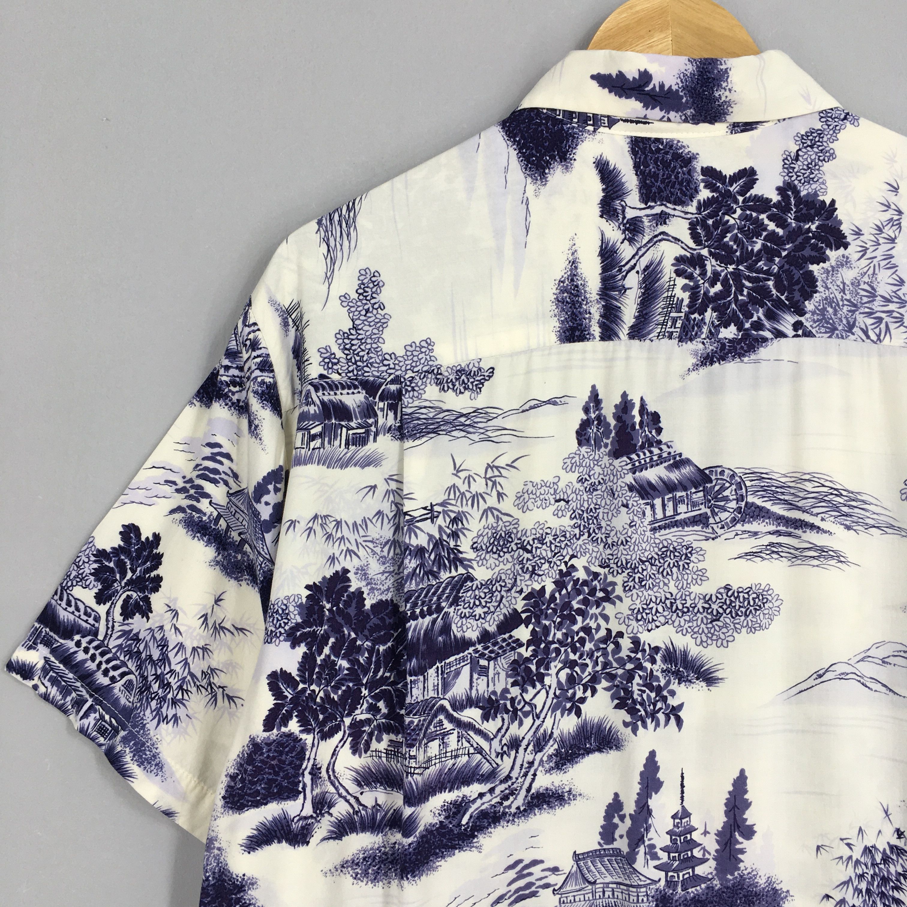 IOLANI Made In Hawaii Iolani Patina Japanese Culture Rayon Shirt M Size US M / EU 48-50 / 2 - 7 Thumbnail