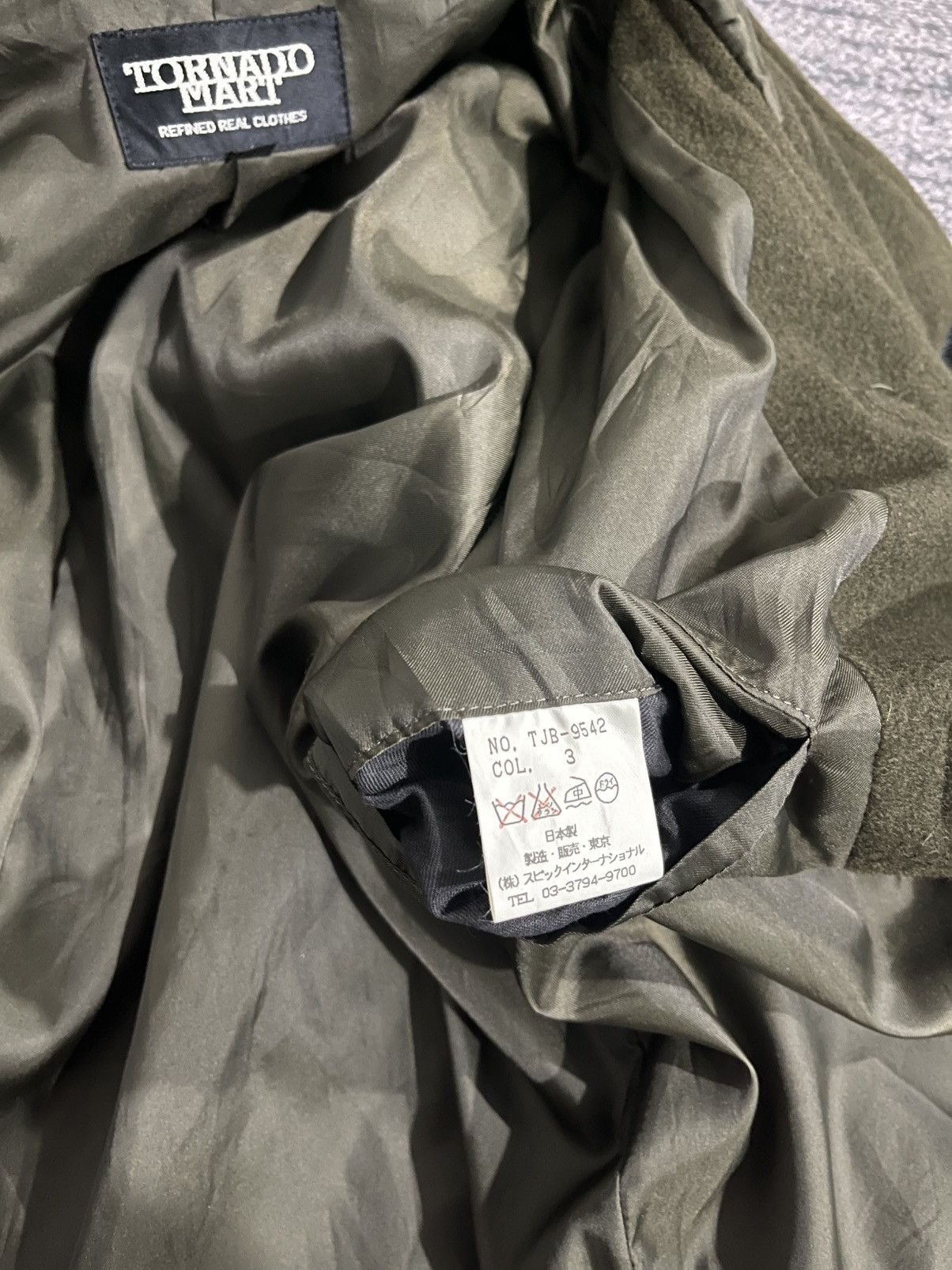 Tornado Mart Vintage Tornado Mart Japan Wool Hoodie Jacket Size US L / EU 52-54 / 3 - 10 Thumbnail