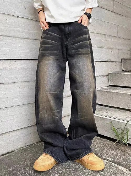 VIBE Retro nostalgic straight-leg gradient draped jeans Size US 30 / EU 46 - 5 Thumbnail