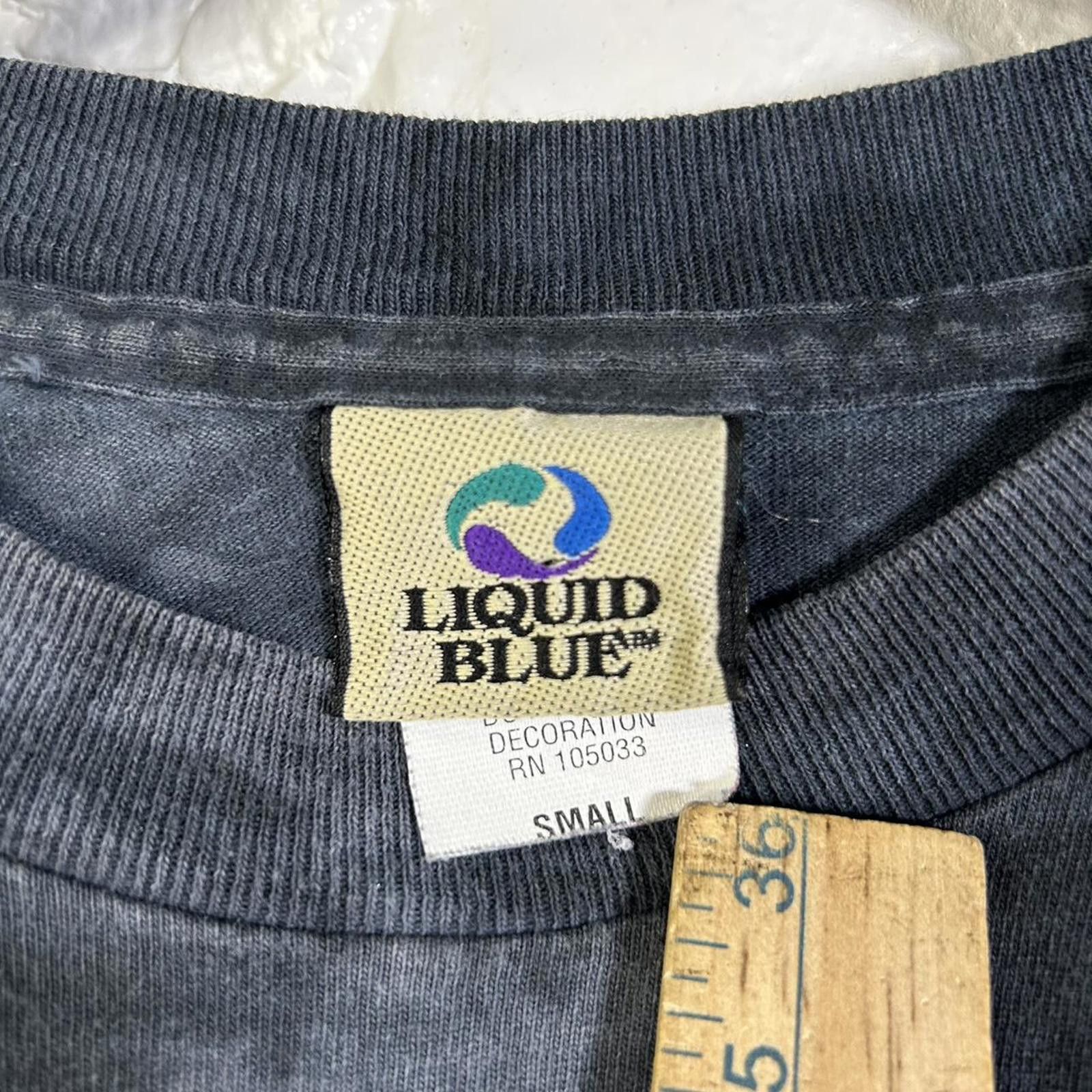 Liquid Blue VTG Led Zeppelin Liquid Blue Exploding AOP Tee Size Small Size US S / EU 44-46 / 1 - 2 Thumbnail