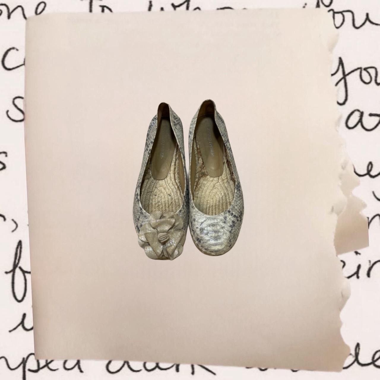 Donald Pliner vintage leather snakeskin ballet flats Size US 8 / IT 38 - 1 Thumbnail