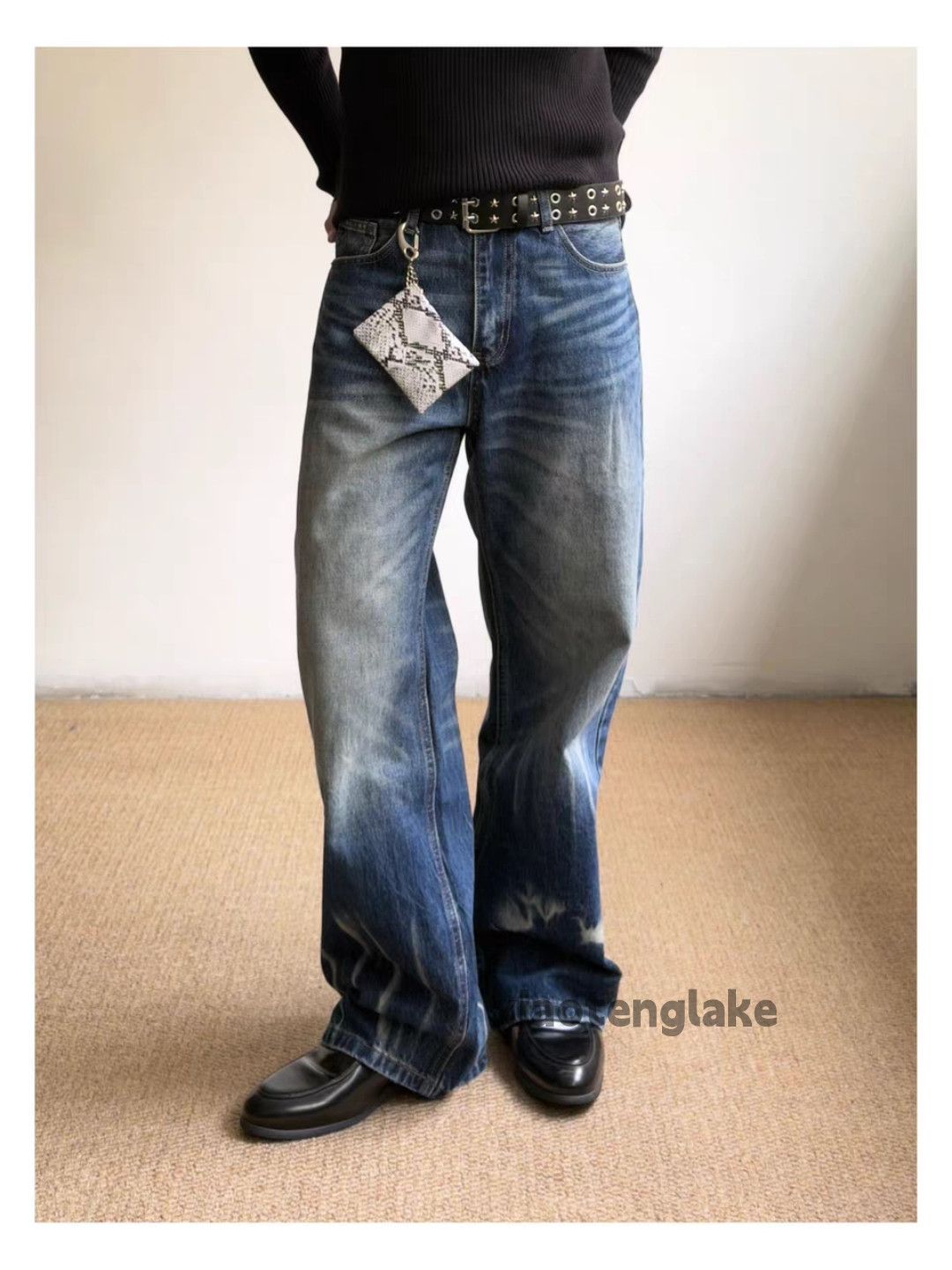 Jean xz vintage distressed faded punk hiphop y2k jeans Size US 36 / EU 52 - 4 Thumbnail