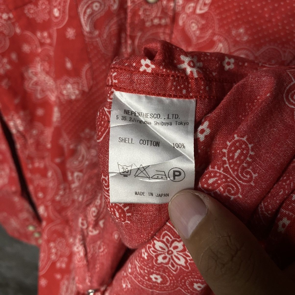 Needles × Nepenthes needles by nephentes paisley bandana shirt Size US S / EU 44-46 / 1 - 6 Thumbnail