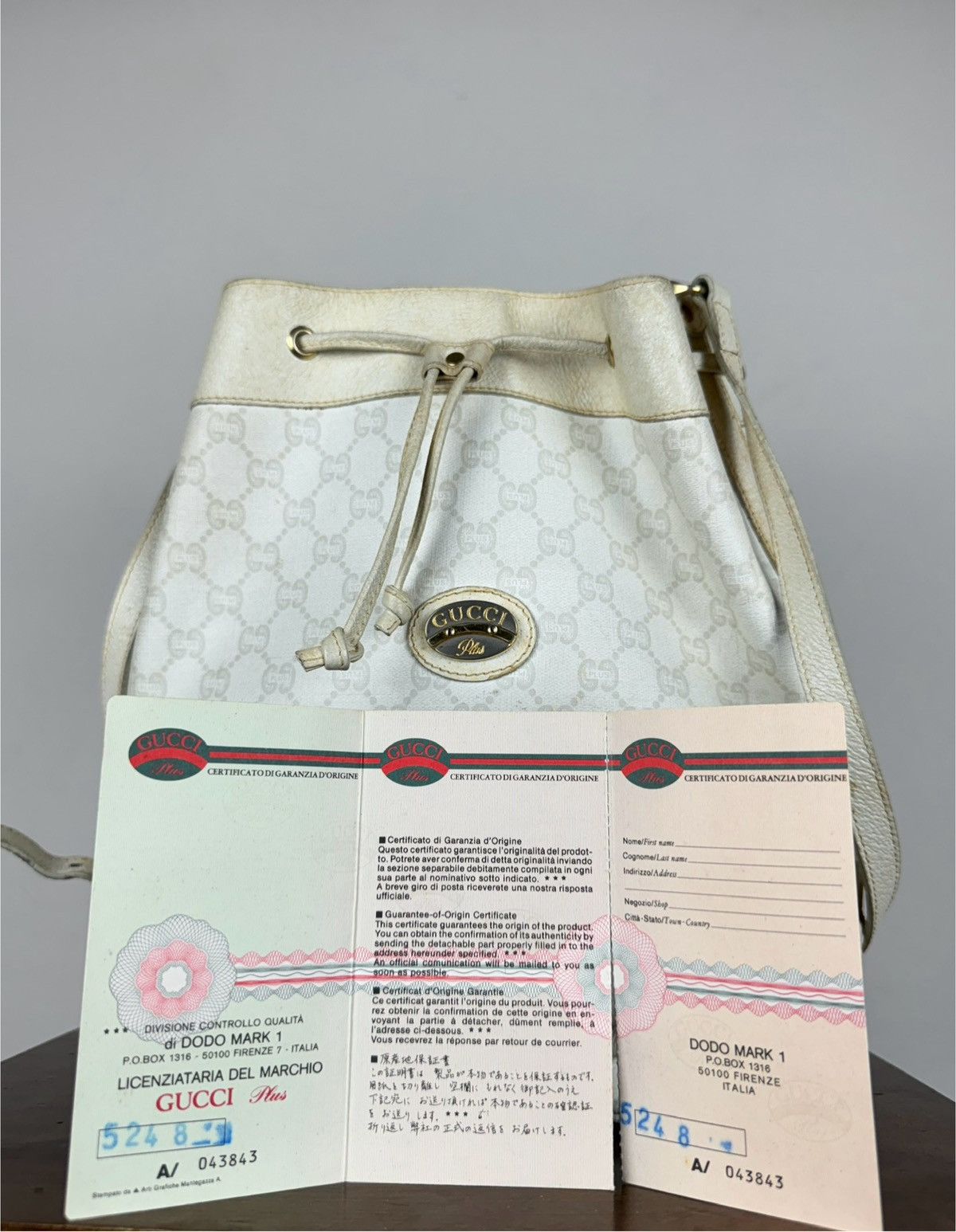 Leather × Paolo Gucci Leather shoulder bag Gucci Plus original rare luxury item Size ONE SIZE - 4 Thumbnail