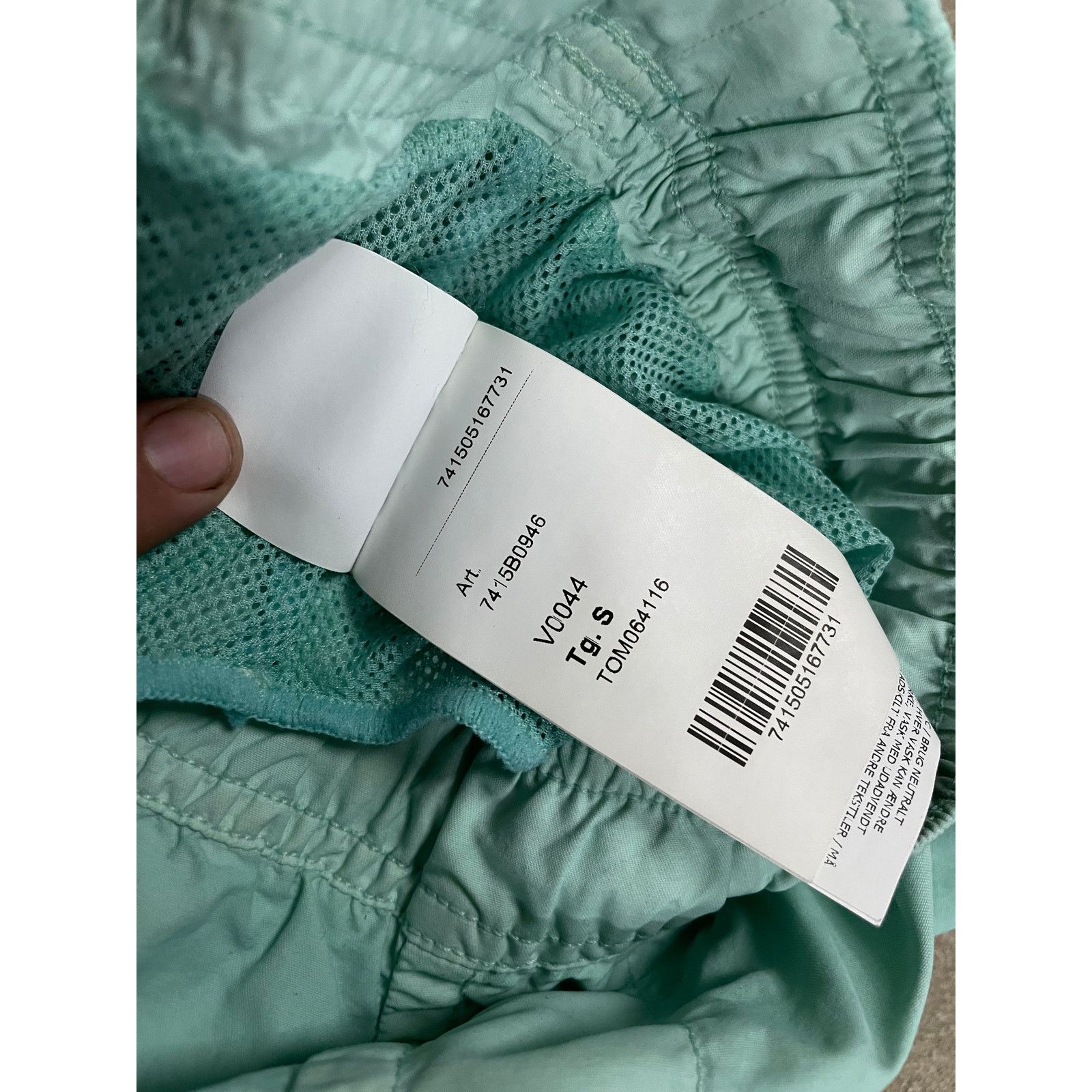 Stone Island Stone Island Swim Trunks Teal Used Small Size US 30 / EU 46 - 7 Thumbnail