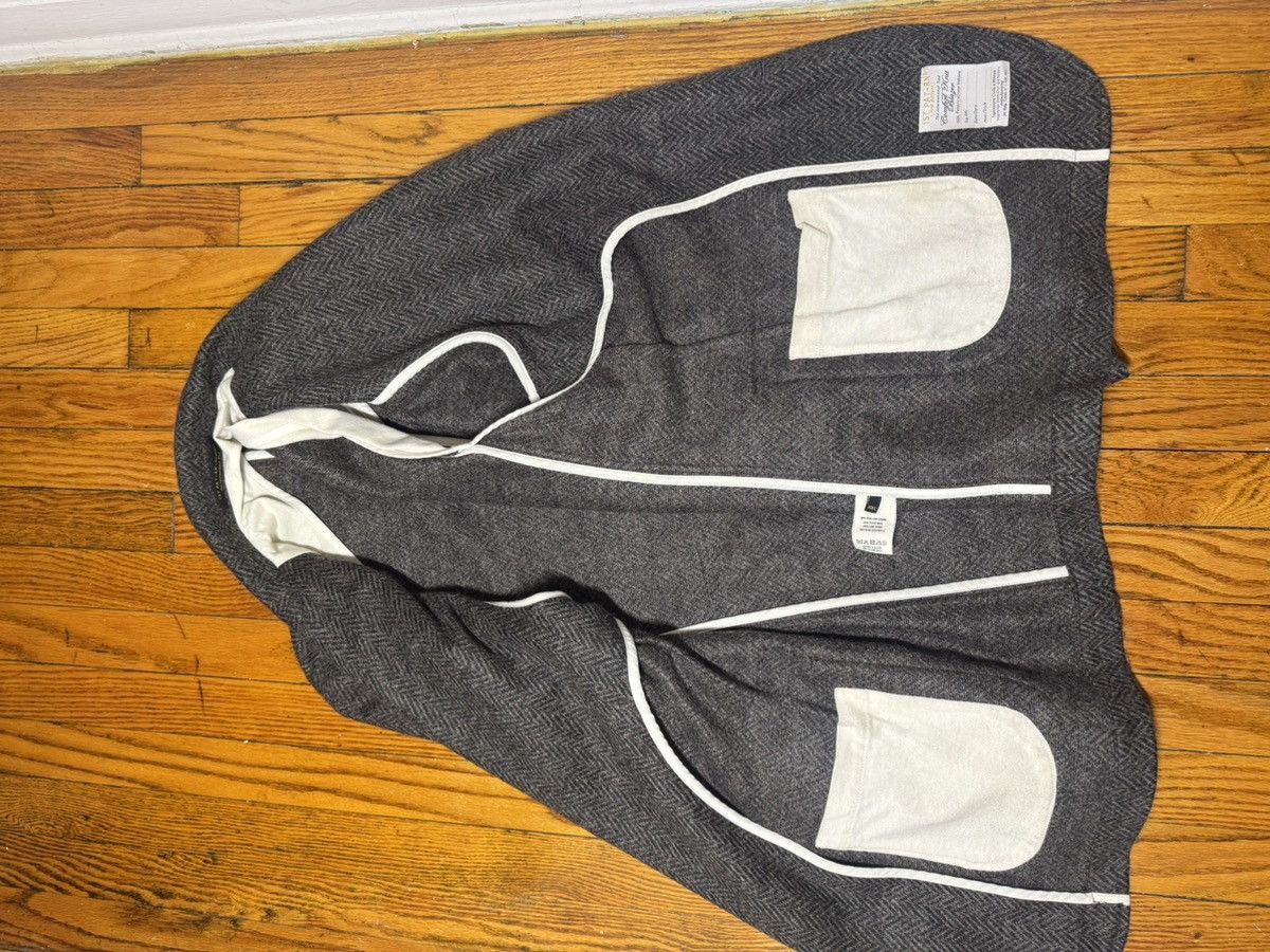 1ST PAT-RN EVANS "HERRINGBONE DI MAGLIA" PURE WOOL - XXL Size 44R - 8 Thumbnail