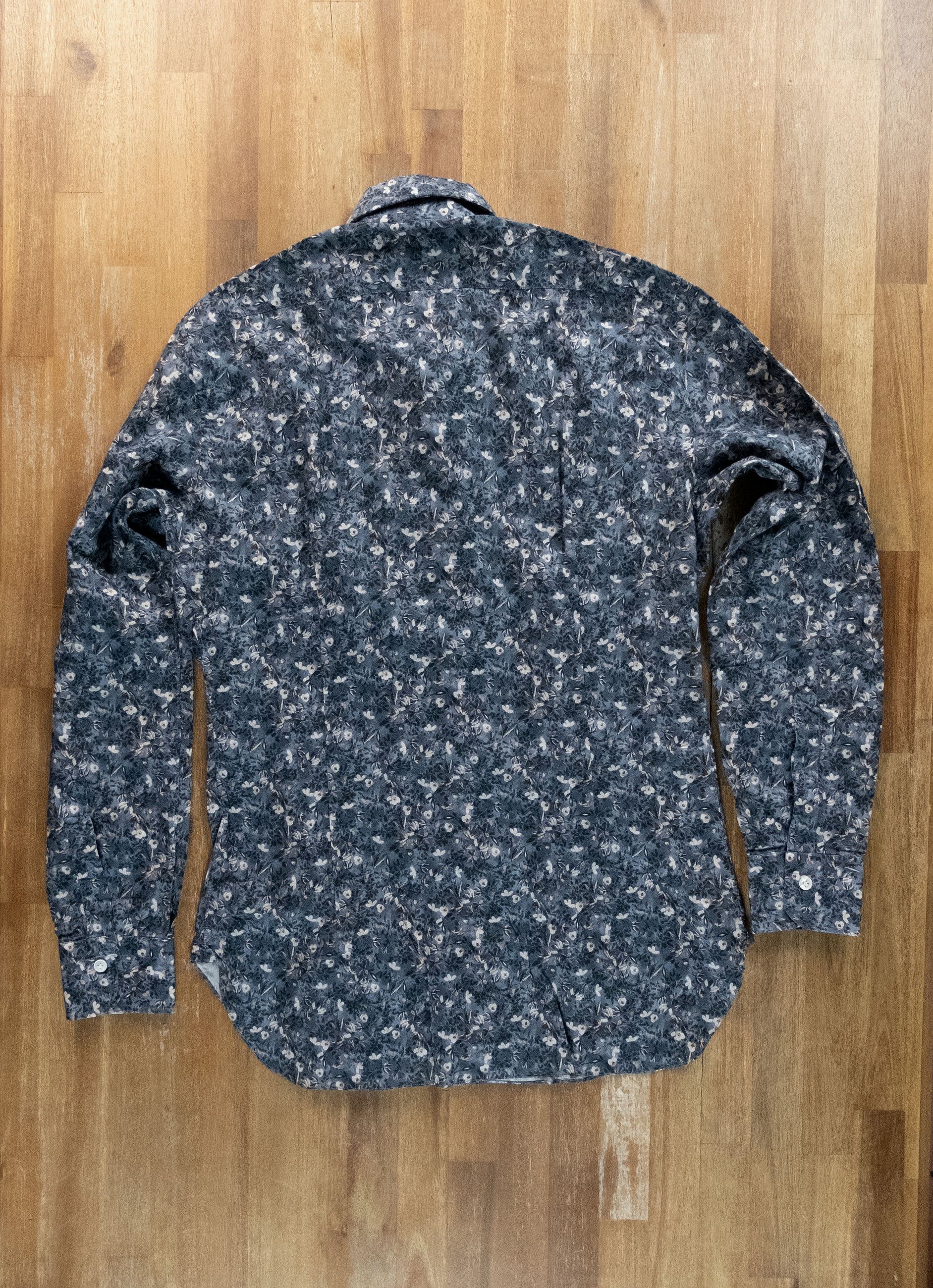 Barba Napoli BARBA Napoli Dandy Life blue floral print lightweight shirt Size US M / EU 48-50 / 2 - 5 Thumbnail