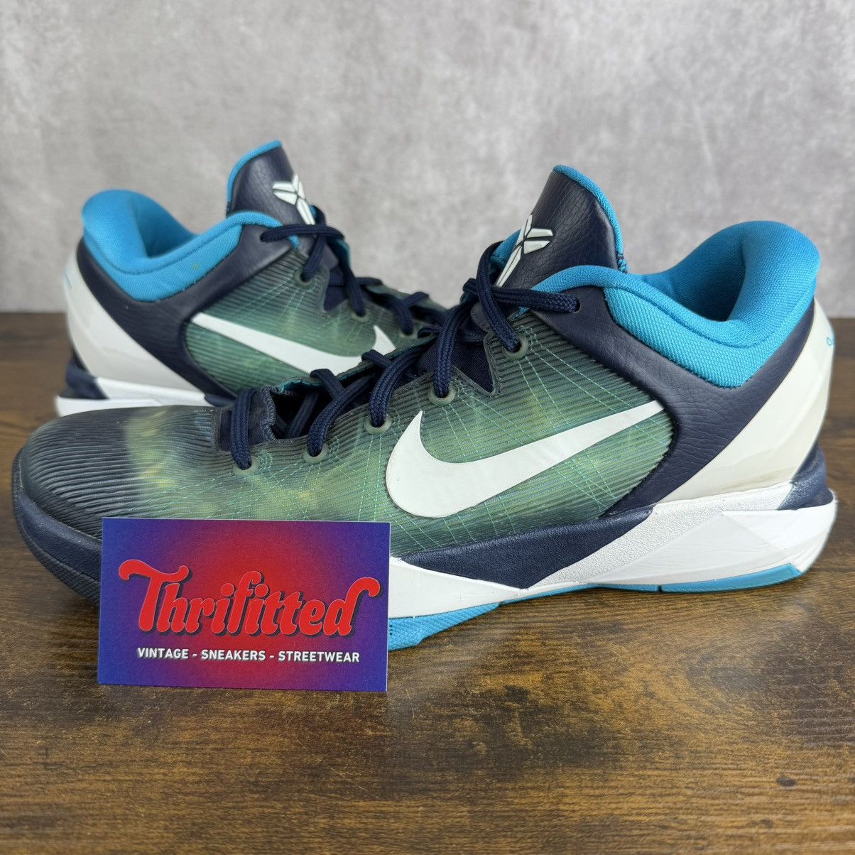 Nike Zoom Kobe 7 System Shark Size 11 488371-401 Blue Men’s