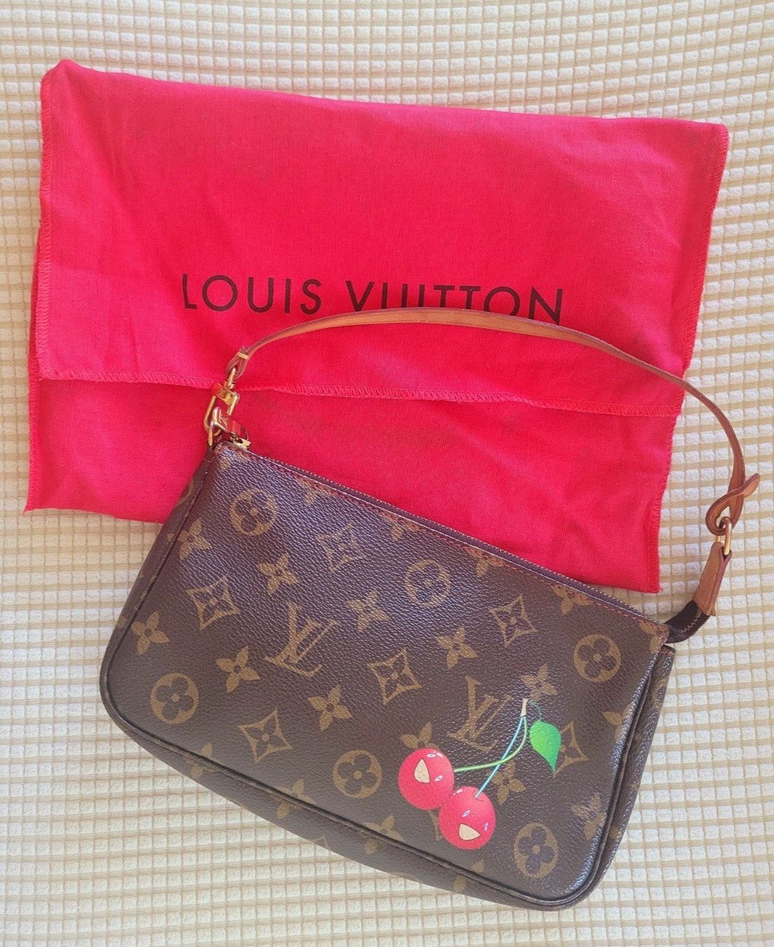 Louis Vuitton × Takashi Murakami cerises cherries pochette accessoires Size ONE SIZE - 3 Thumbnail