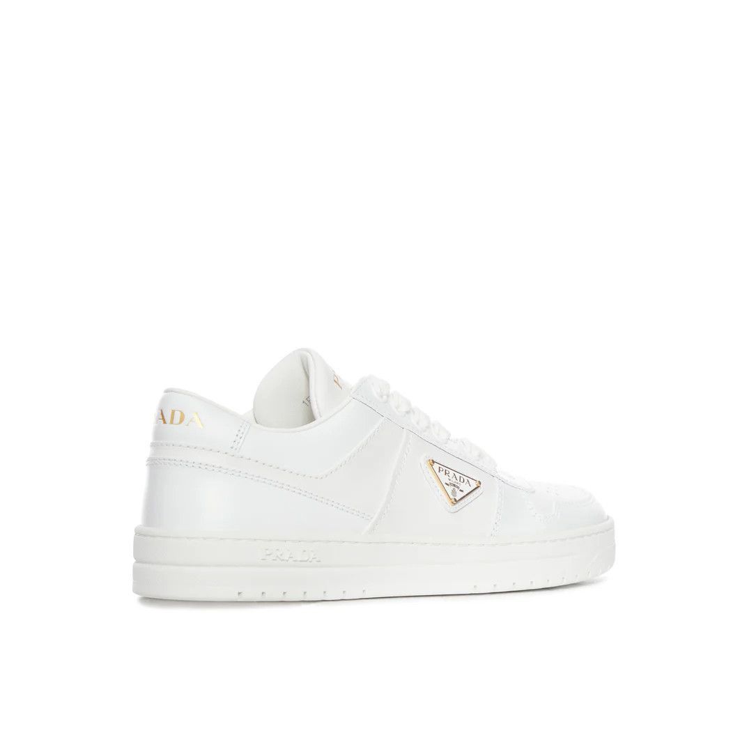 Prada PRADA Downtown White Leather Sneakers New And Authentic (Wom Size US 8 / IT 38 - 4 Thumbnail