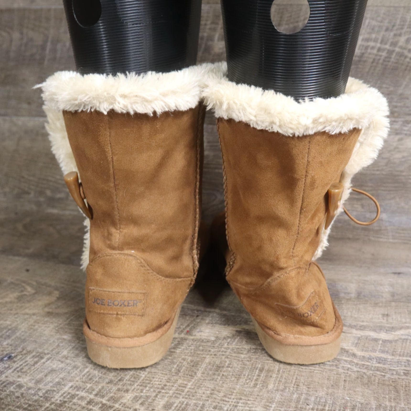 Joe Boxer Joe Boxer Boots Roby Brown Faux Fur Winter Booties Slippers Size 8 Women Size US 8 / IT 38 - 4 Thumbnail