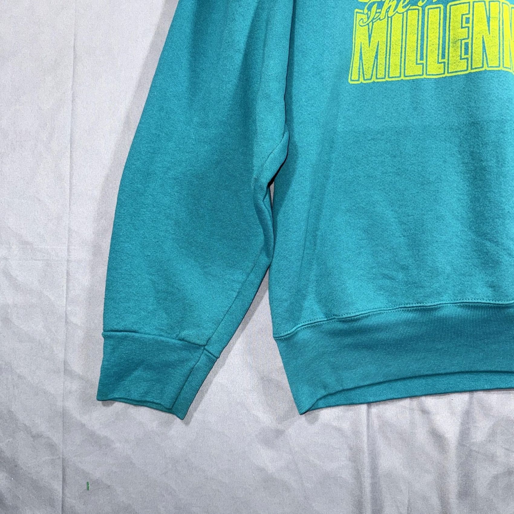 Pro Player VINTAGE Pro-Player Sweatshirt Mens Large Green Las Vegas 2000 Millennium City Graphic Print Pullover Knit fleece Size US L / EU 52-54 / 3 - 5 Thumbnail