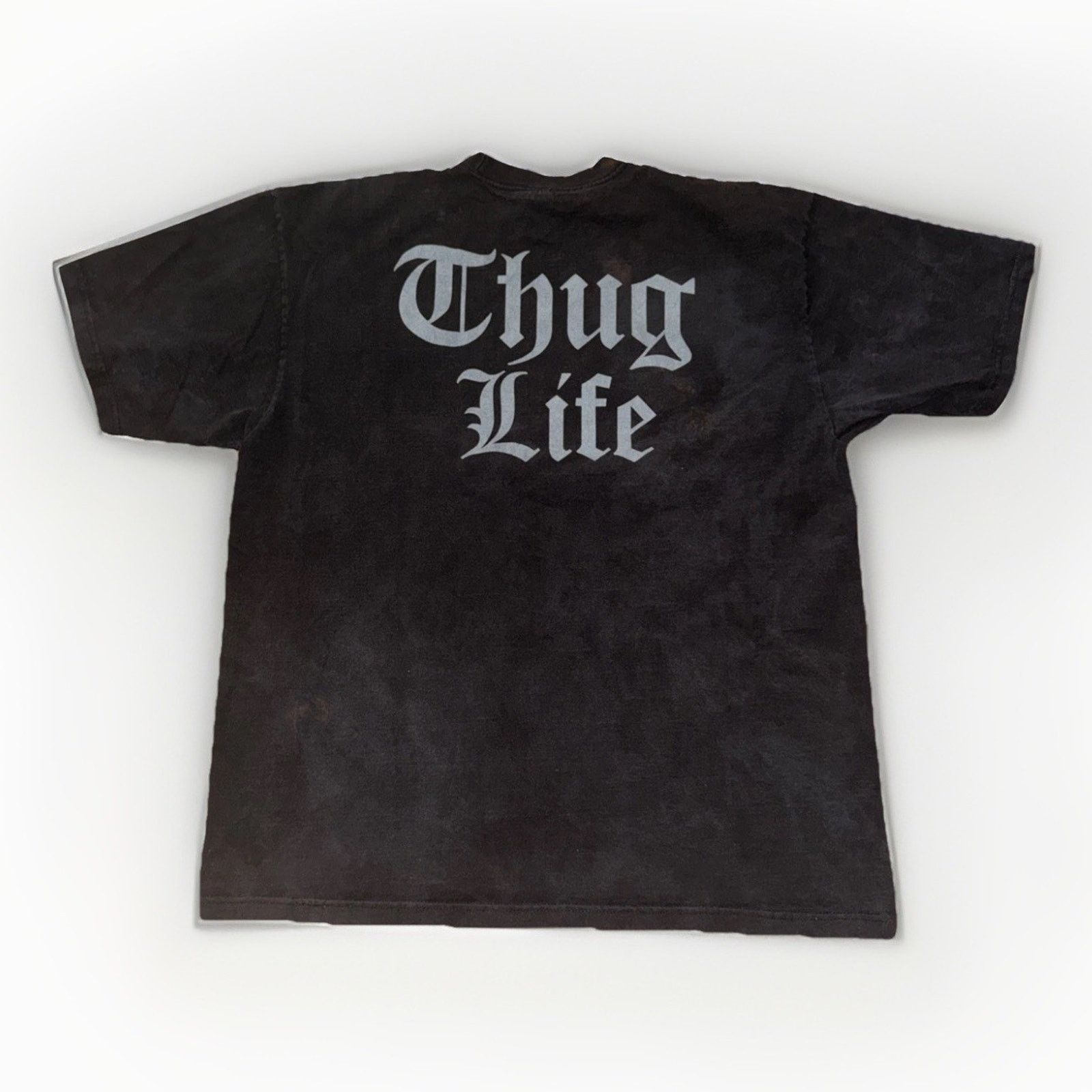 Band Tees × Rap Tees × Vintage Tupac Shakur Thug Life Rap Tee T-Shirt XXL 25x30 Black Size US XXL / EU 58 / 5 - 4 Thumbnail