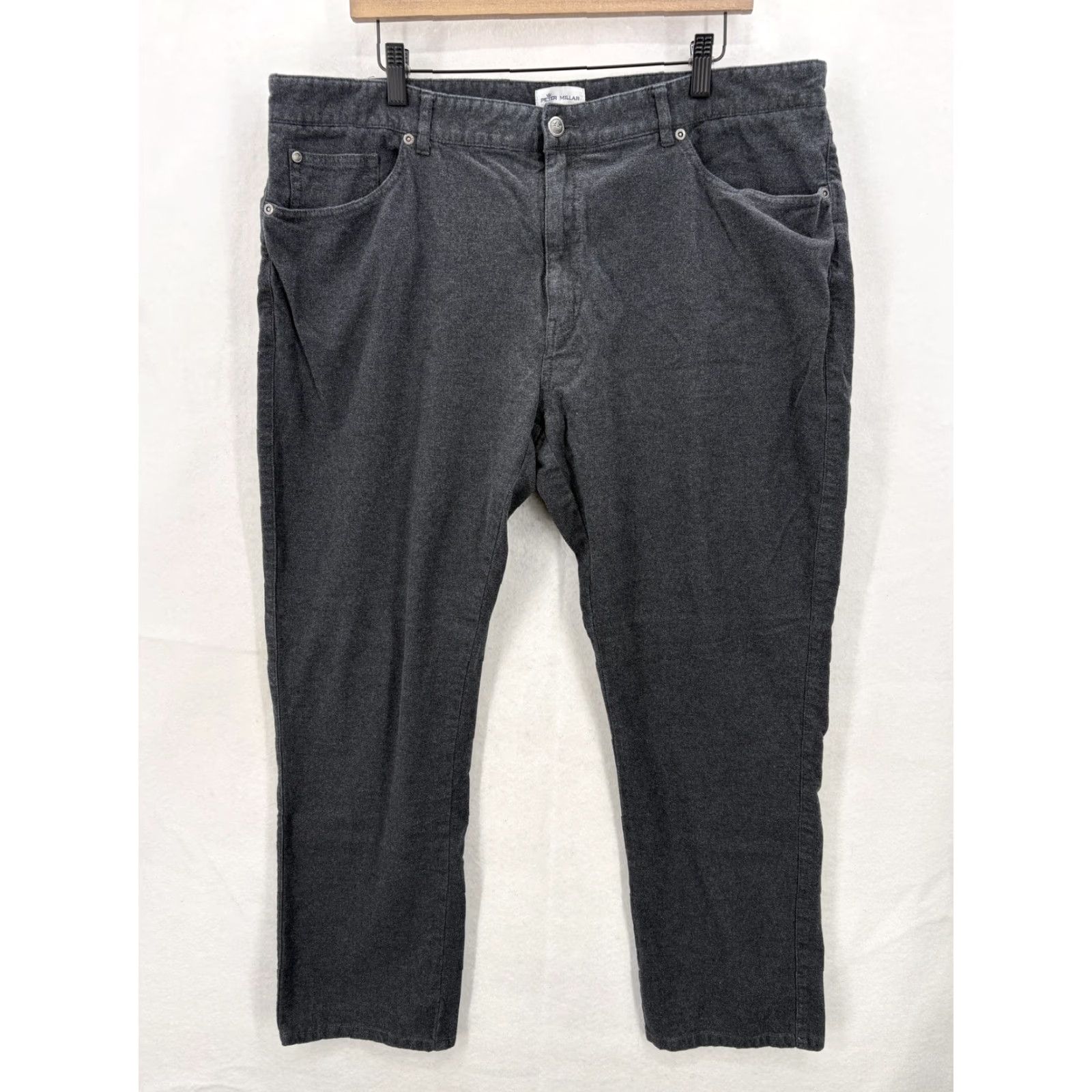 Peter Millar Peter Millar Pants Mens 40x28 Gray Flannel 5 Pocket Stretch Casual Chino Preppy Size US 40 / EU 56 - 2 Thumbnail