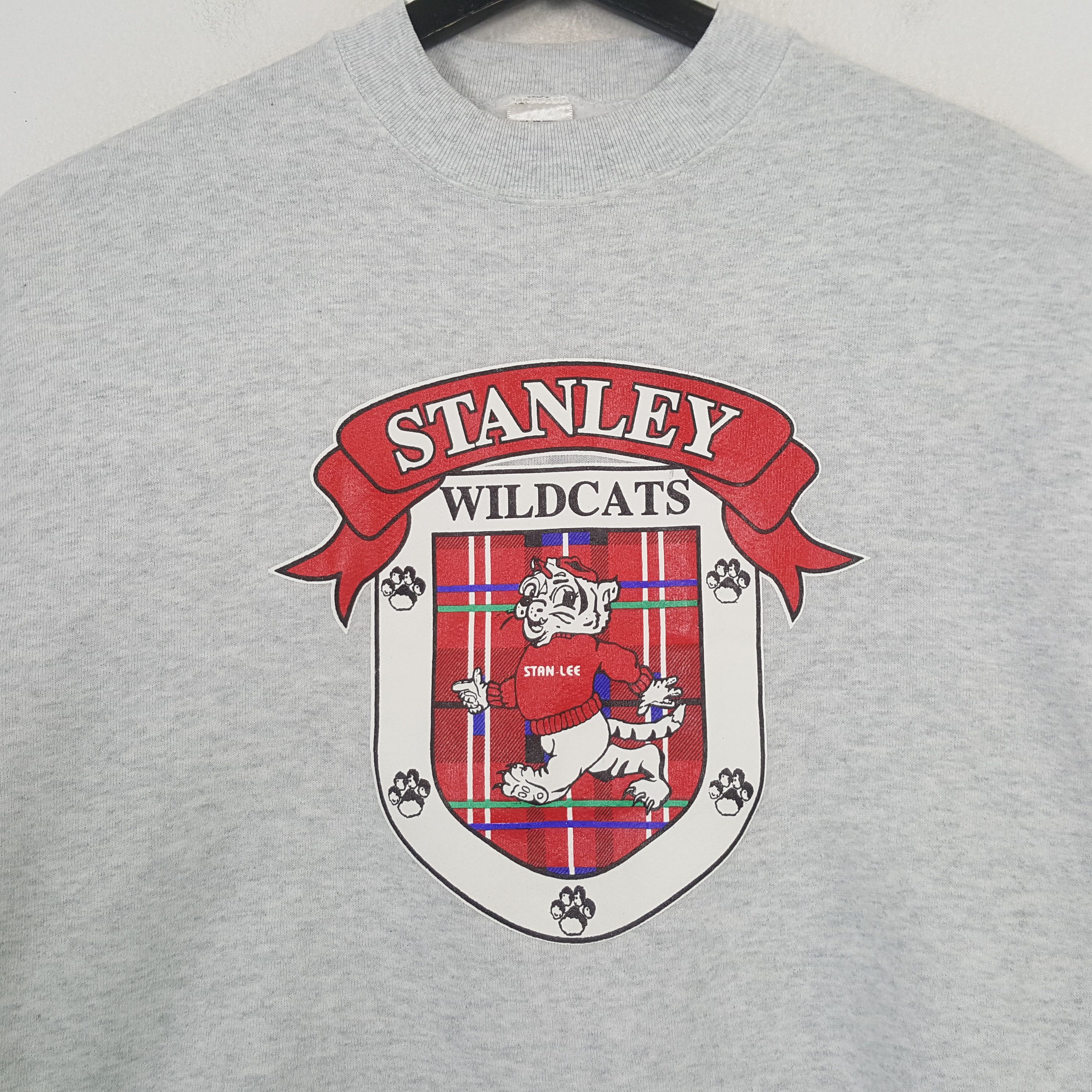 Vintage STANLEY WILDCATS Vintage Sweatshirt C290N8 Size US M / EU 48-50 / 2 - 2 Thumbnail