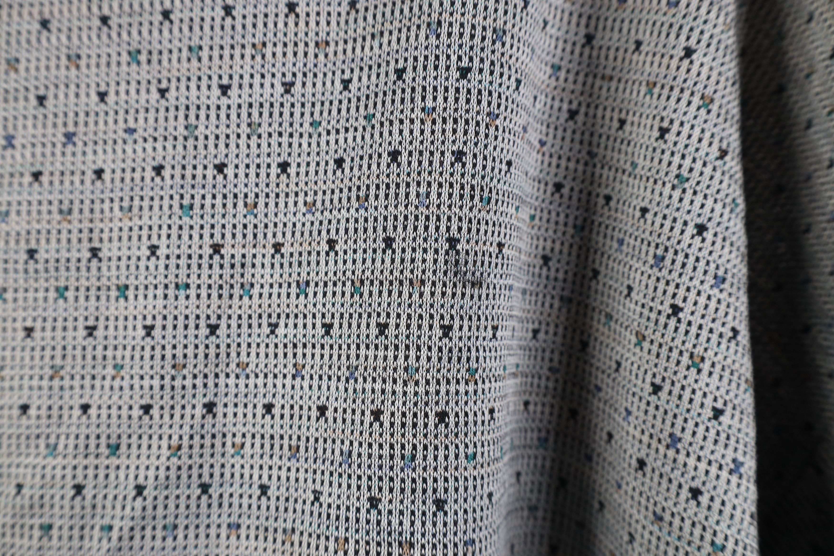 Vintage Vintage 90s Streetwear Polka Dot Knit Golf Polo Shirt Size US XL / EU 56 / 4 - 11 Thumbnail