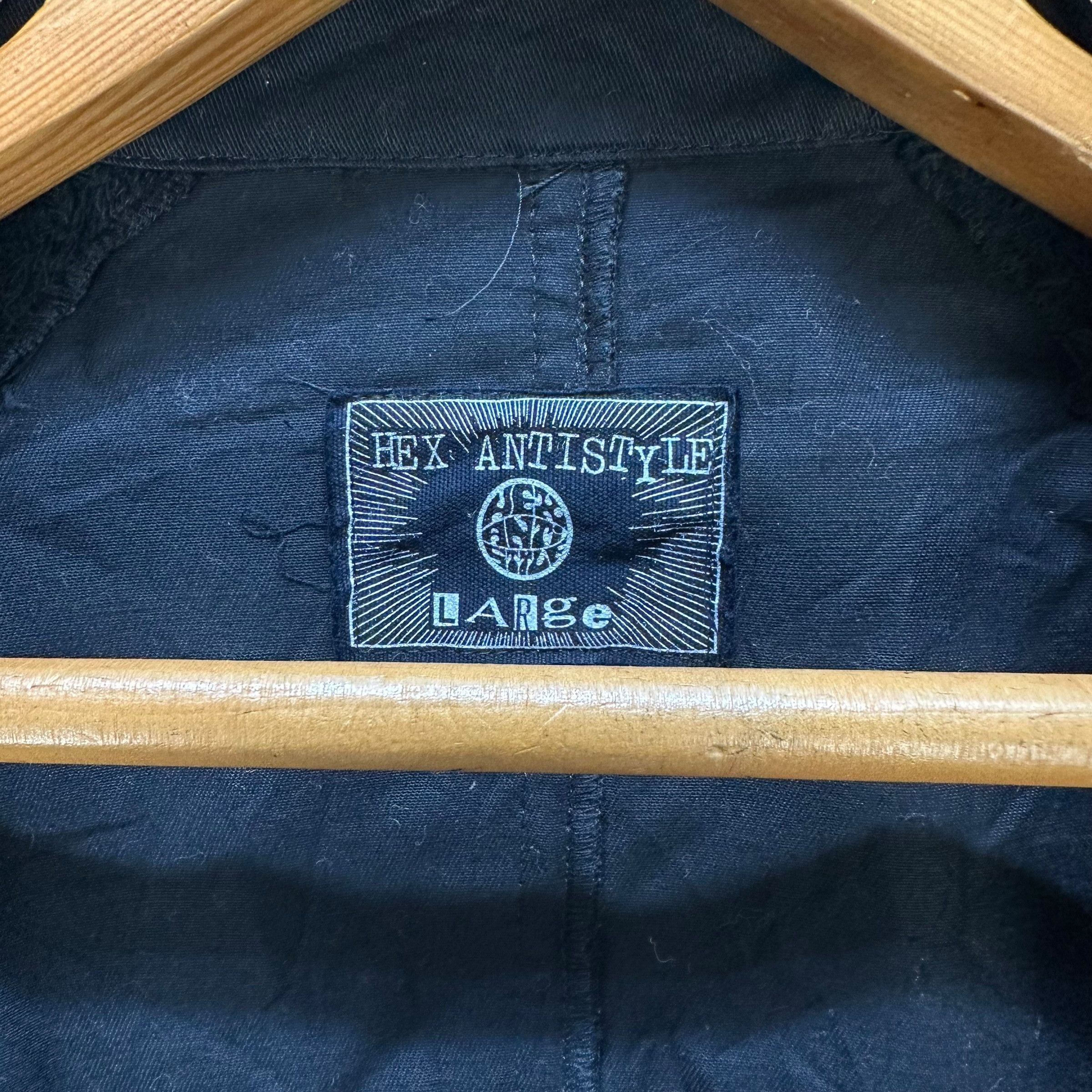 Hex Antistyle HEX ANTISTYLE Distressed Deconstructed Jacket #A77-1872 Size US L / EU 52-54 / 3 - 7 Thumbnail