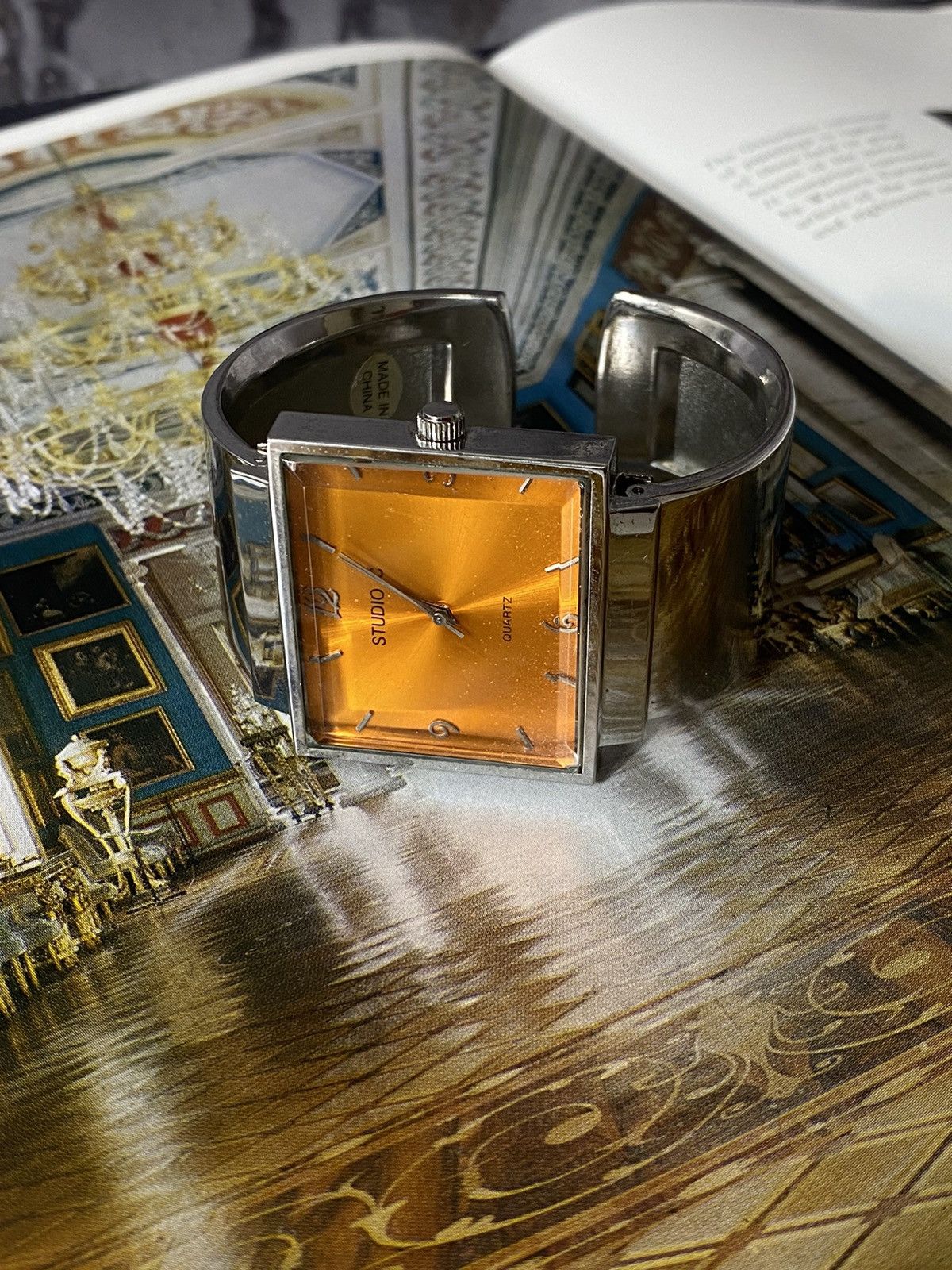 Jewelry Vintage Studio C Quartz Cuff Bracelet Watch Size ONE SIZE - 9 Thumbnail