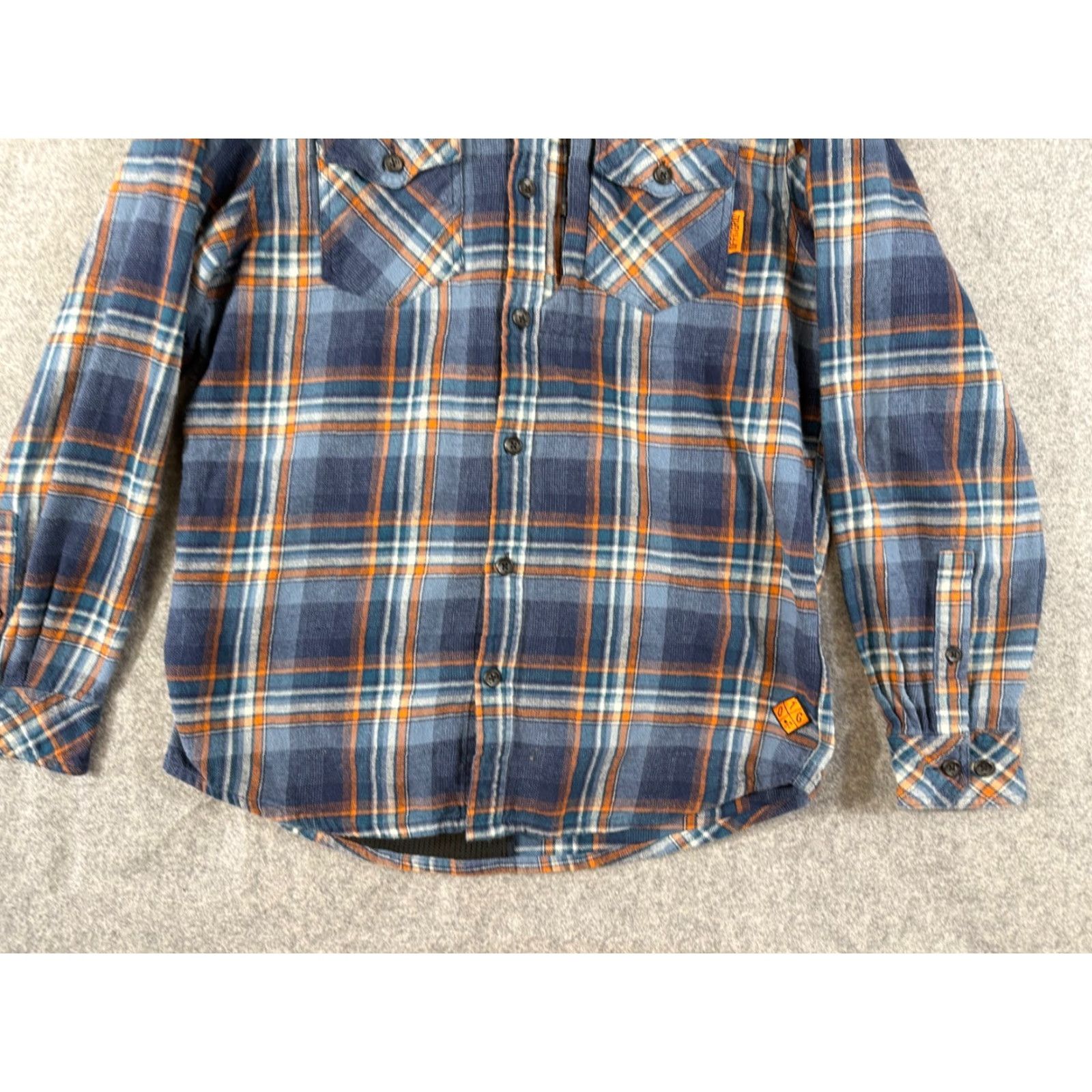 Vintage Off The Grid Shirt Mens L Blue Plaid Destroyer Flannel Button-Up Outdoor Adventure Pockets Shirt Mens L Blue Plaid Destroyer Flannel Button-Up Size US L / EU 52-54 / 3 - 4 Thumbnail