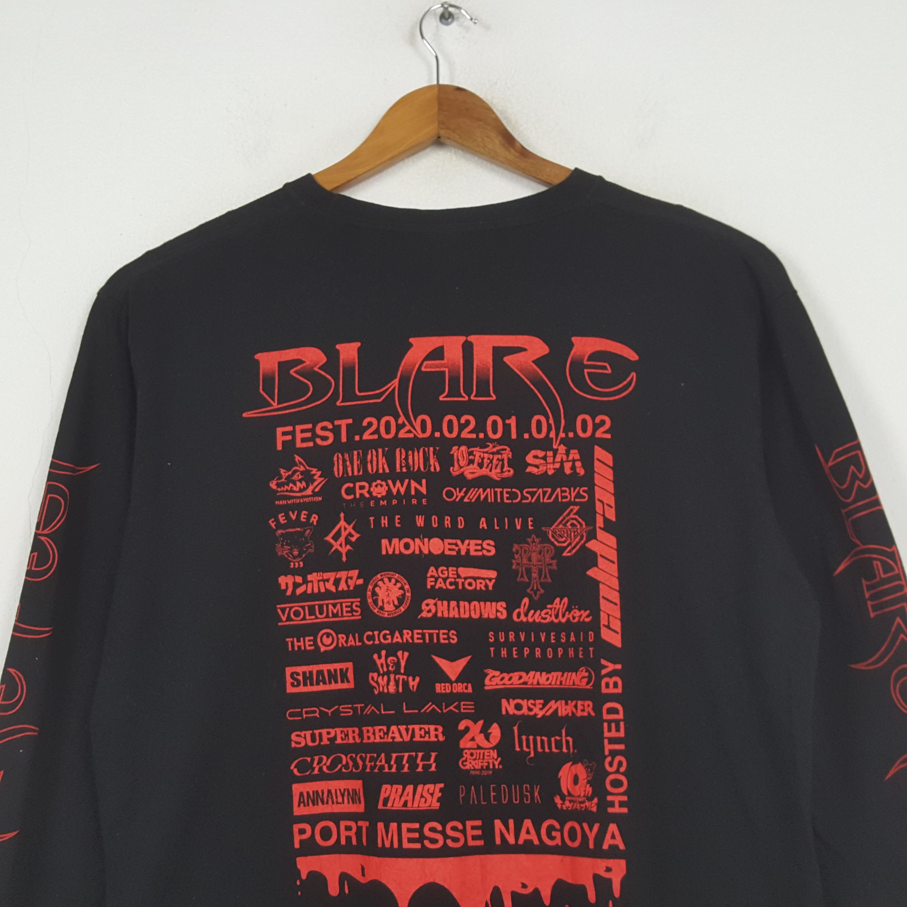 Band Tees Vintage BLARE FEST Japanese Music Festival T-shirt 31 Size US XL / EU 56 / 4 - 2 Thumbnail